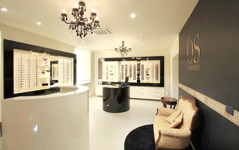 Luxury optical store Smole by Nina Cavz at