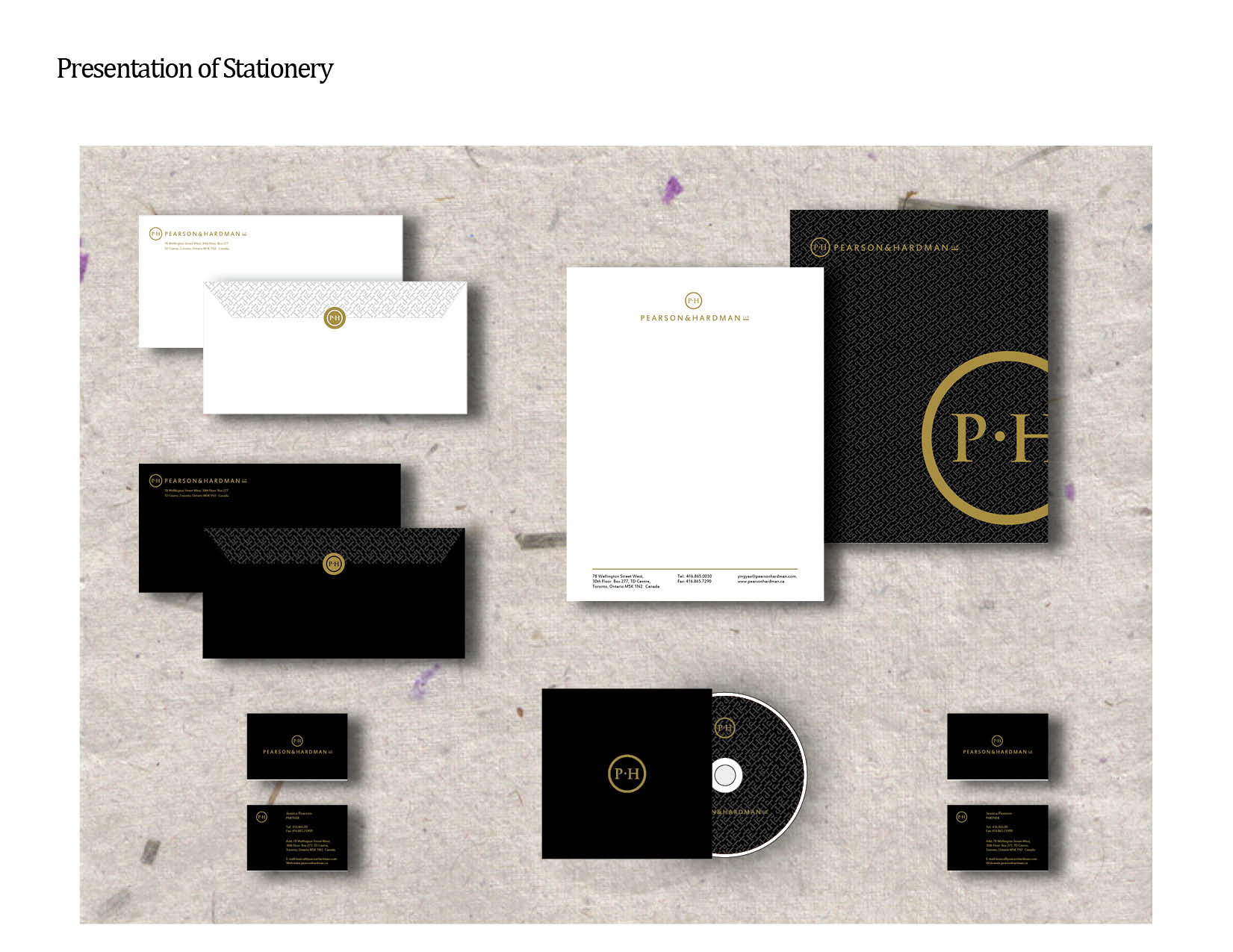 Pearson&Hardman Law Firm Branding Identity by YING YAO at
