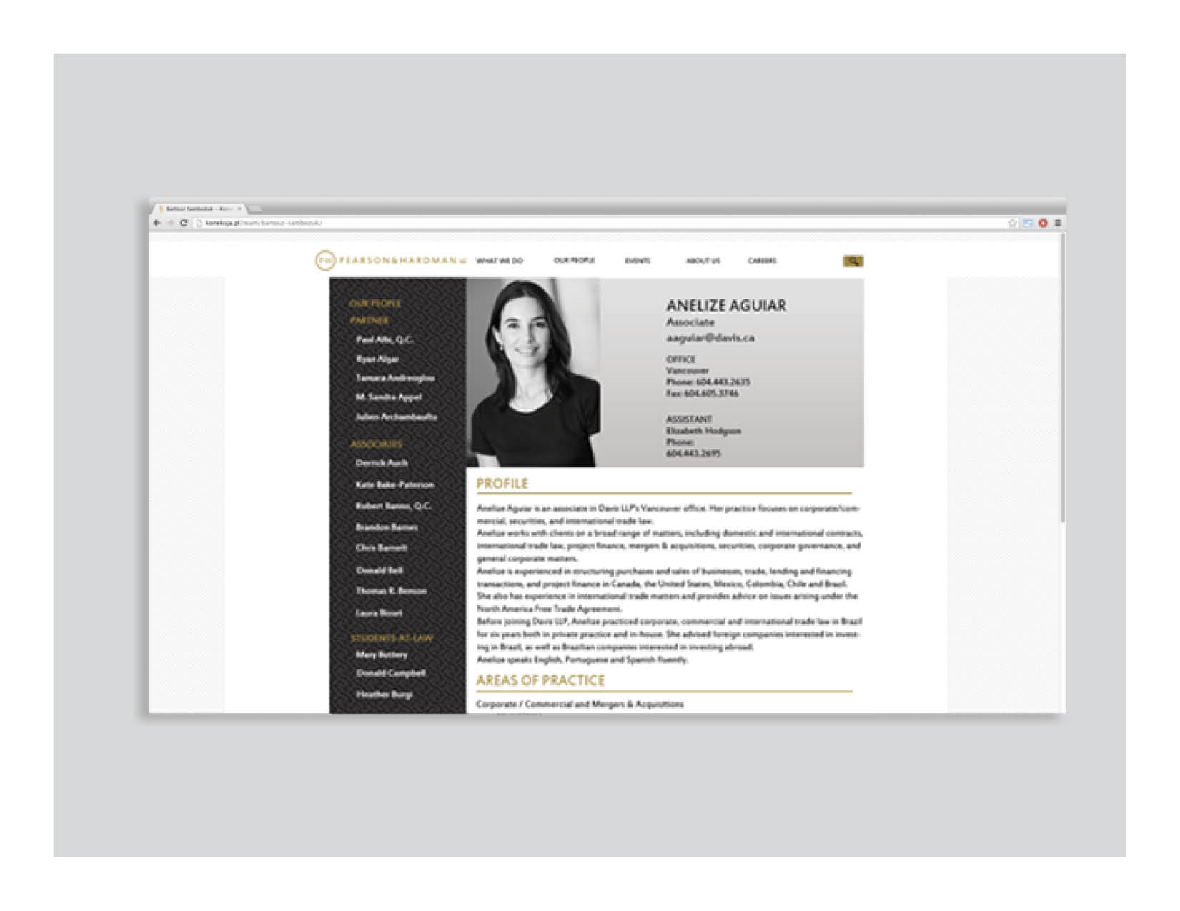 Pearson&Hardman Law Firm Branding Identity by YING YAO at