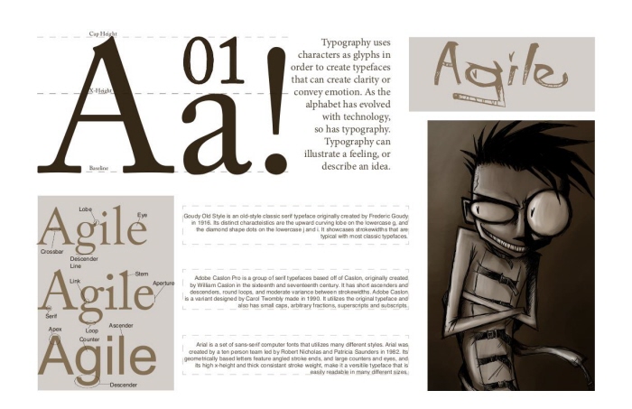 Christopher Alexander Graphics Typography Anatomy by Christopher Alexander at Coroflot.com