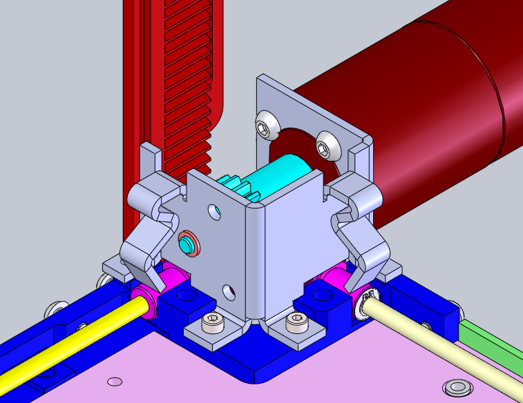 Sheet Metal Motor Mount by Matthew Baum at