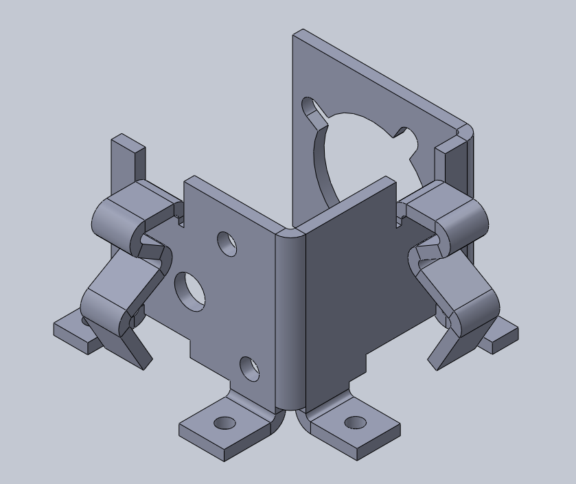 Sheet Metal Motor Mount by Matthew Baum at