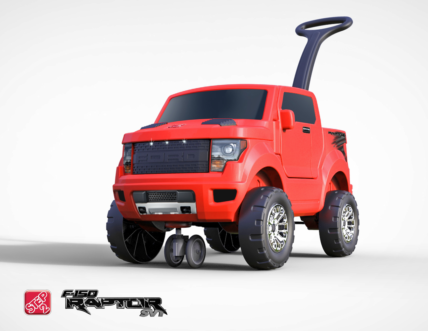 The Step2 Ford F150 SVT Raptor Foot to floor/push around by T J Manion
