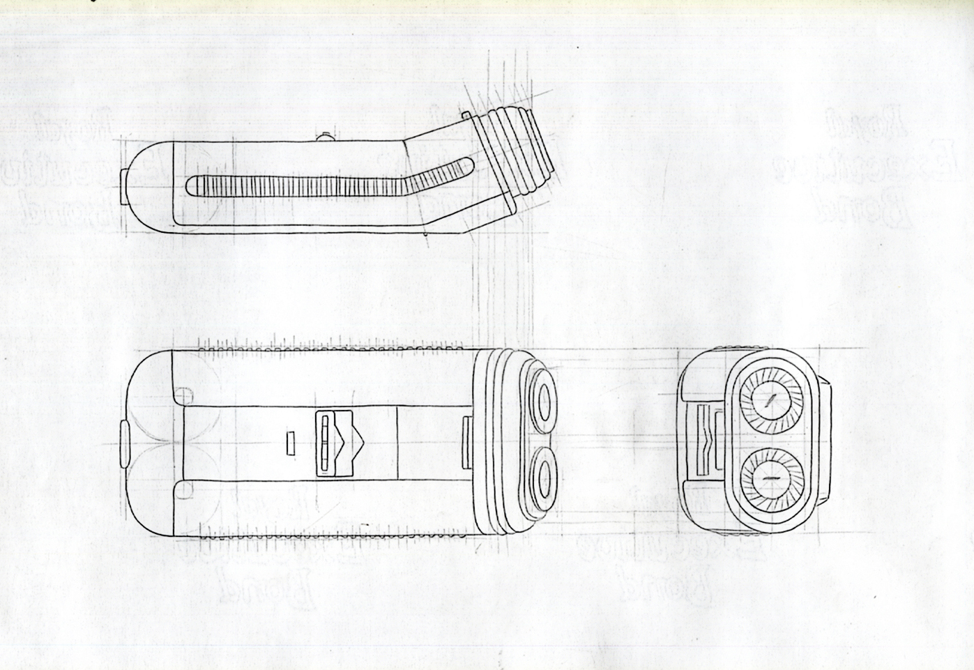 Freehand technical drawing by Rahul Agarwal at