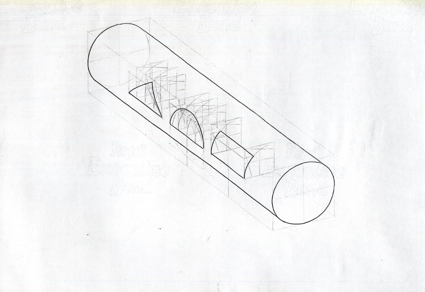 Freehand technical drawing by Rahul Agarwal at