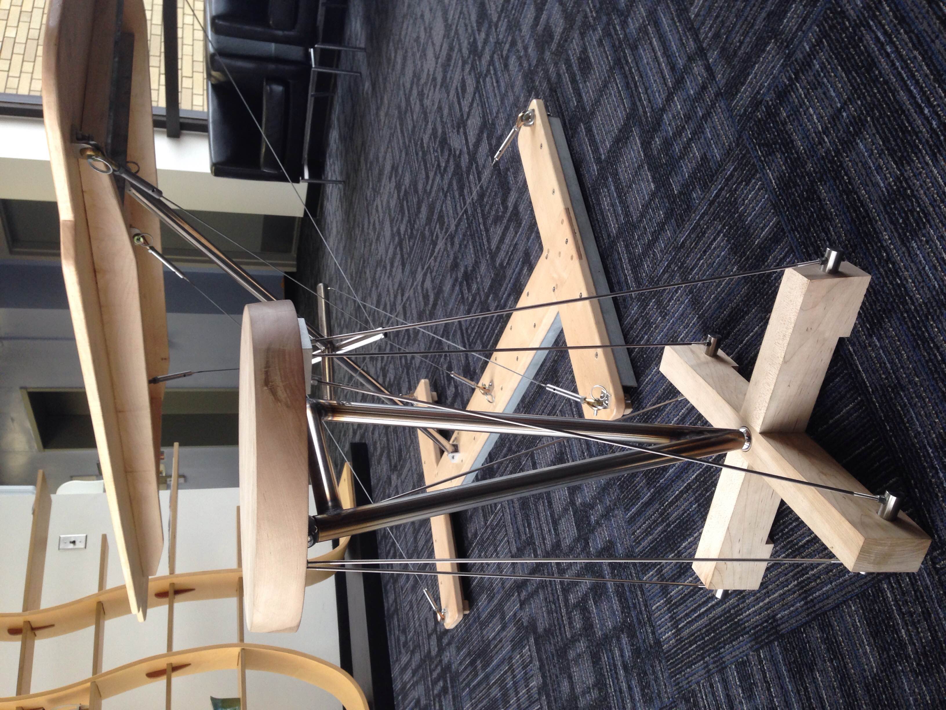 Tensegrity Stool by Geoffrey Perman at
