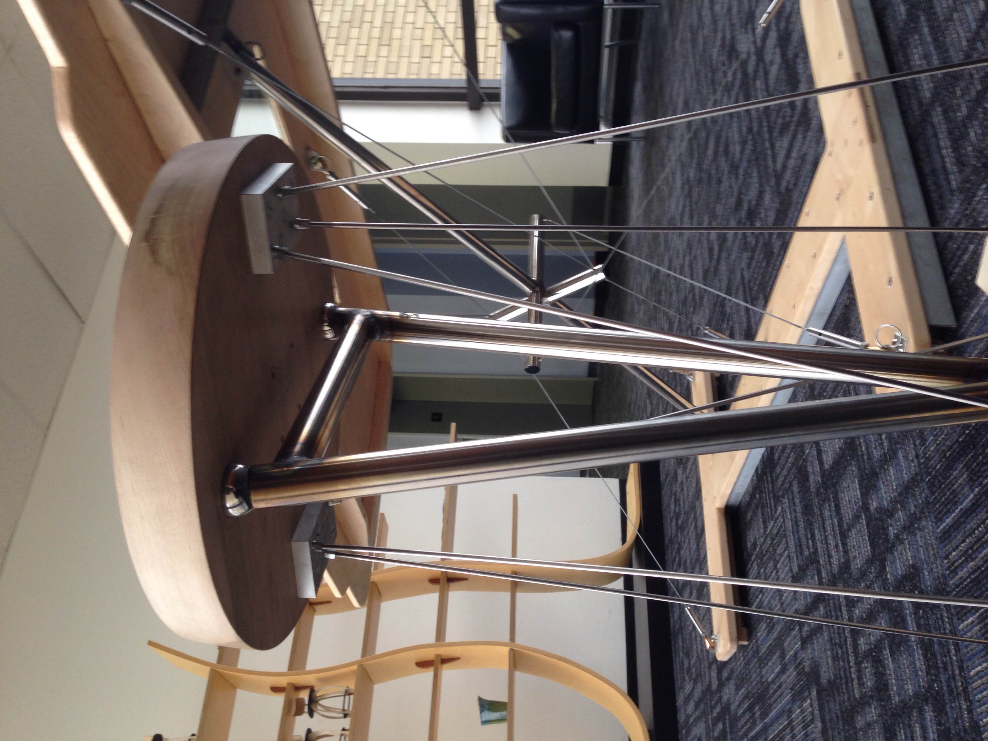 Tensegrity Stool by Geoffrey Perman at