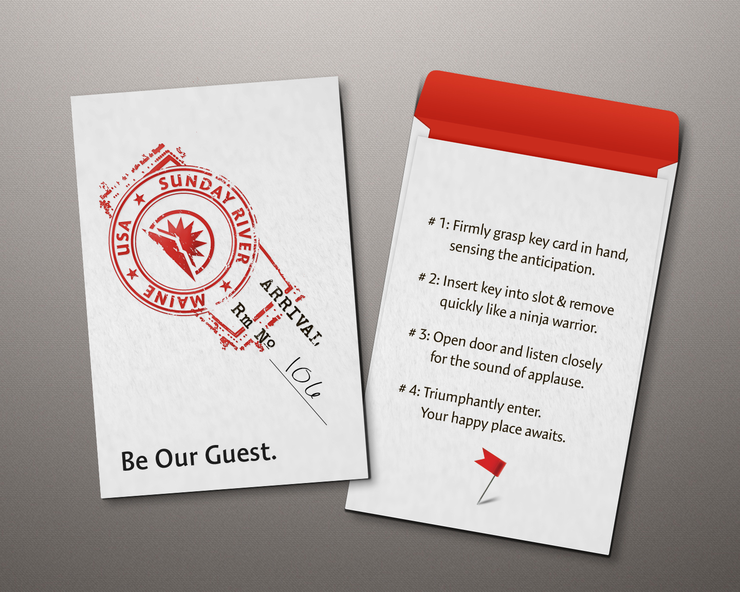 Hotel Key Card Envelope by Melissa Doar at