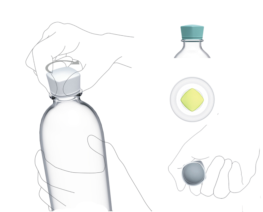 Easy open bottle cap by xiaoming liu at