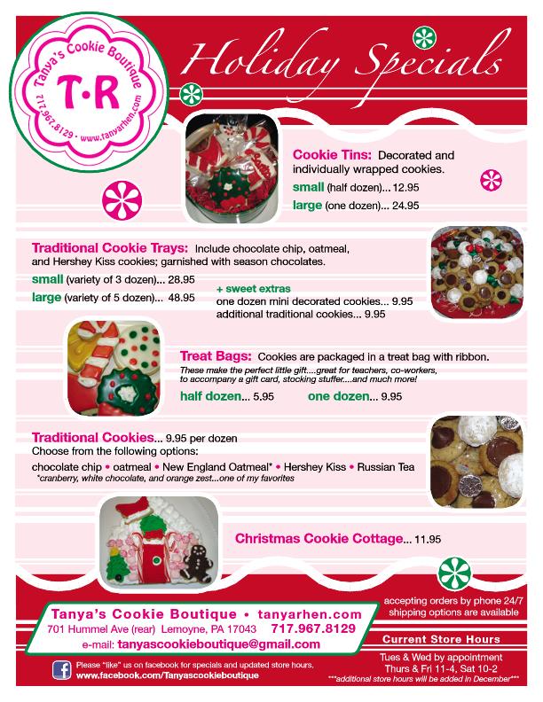 Cookie Boutique Flyer Coupons Logo Comps By Kyla Ludwig At