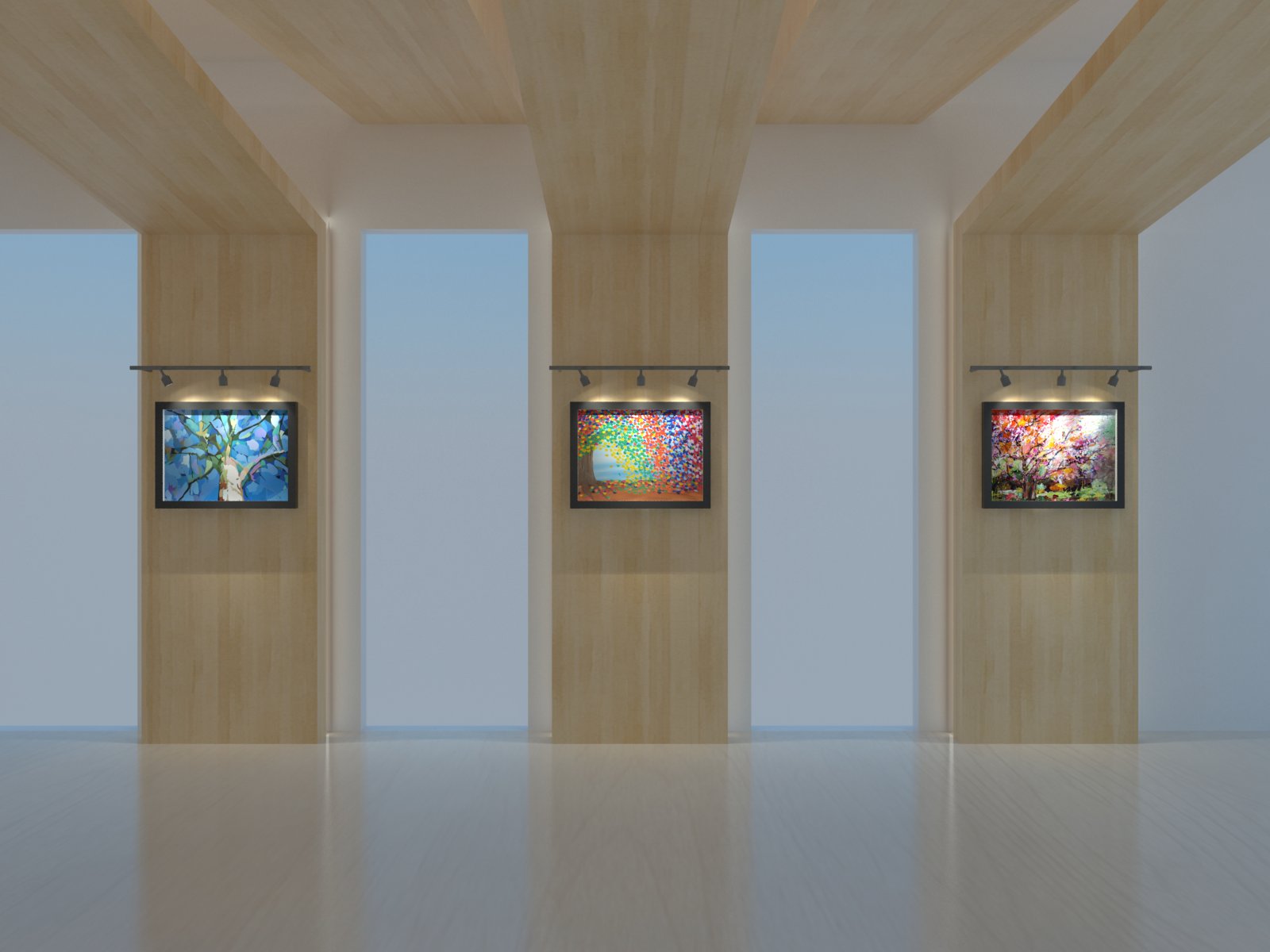 Art gallery design concept by Floramie Lynn Cata at