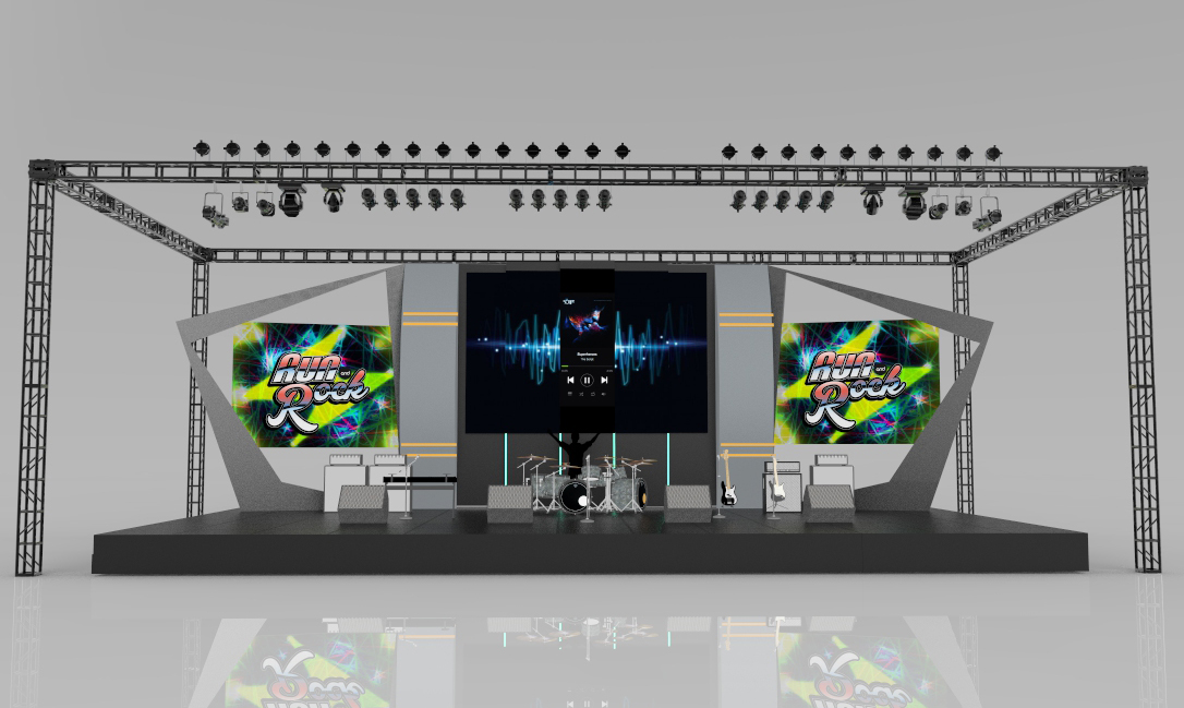 Stage Design Concepts (CAD) by Floramie Lynn Cata at