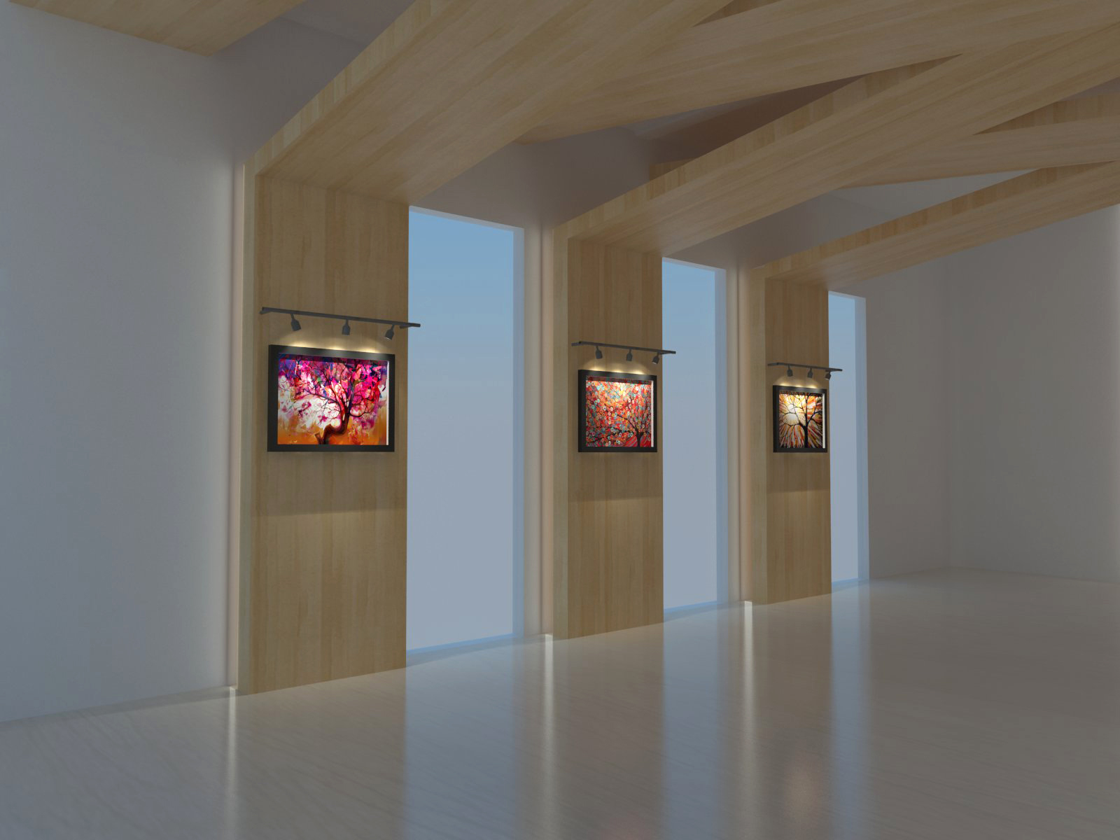 Art gallery design concept by Floramie Lynn Cata at