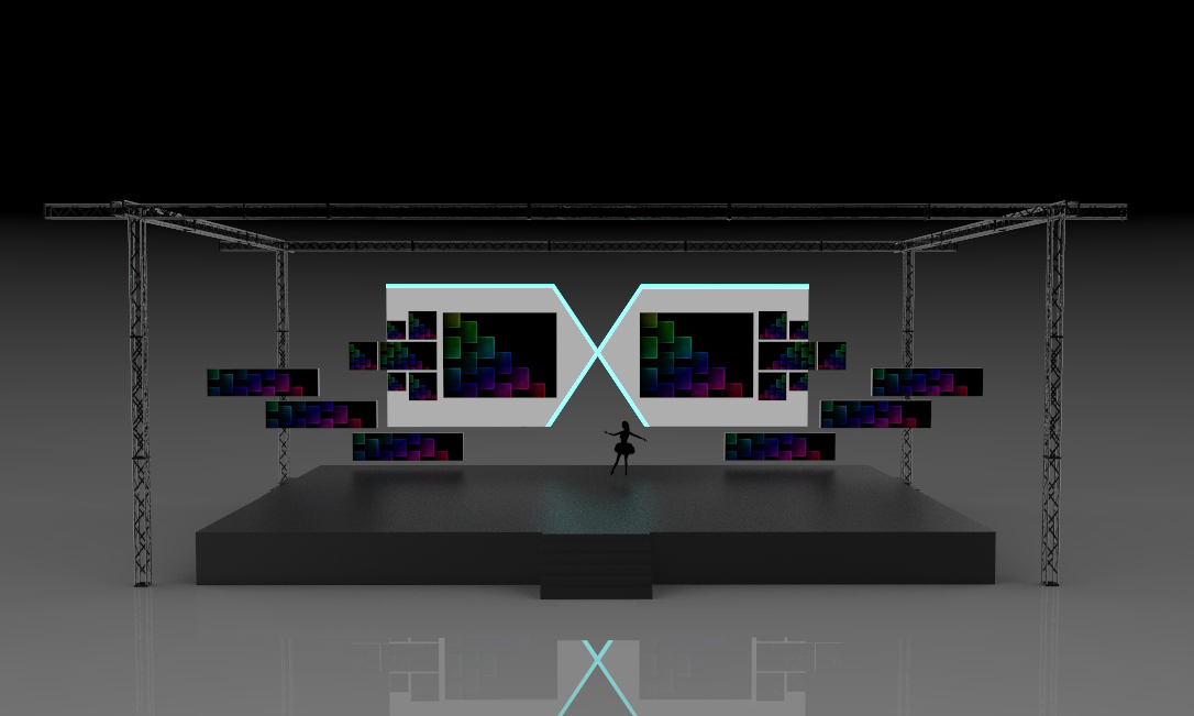 Stage Design Concepts (CAD) by Floramie Lynn Cata at