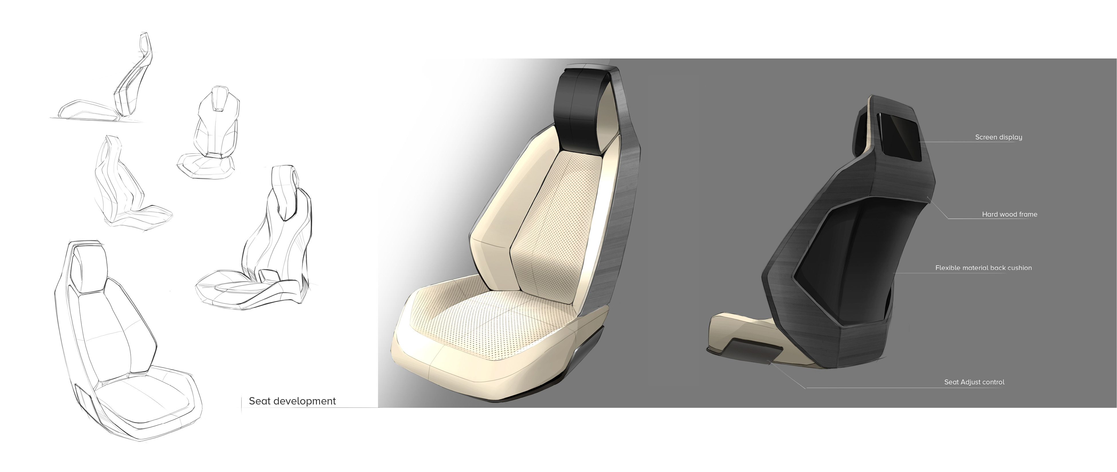 Cadillac 2025 concept interior by Cheng-Wei Ray Yu at Coroflot.com