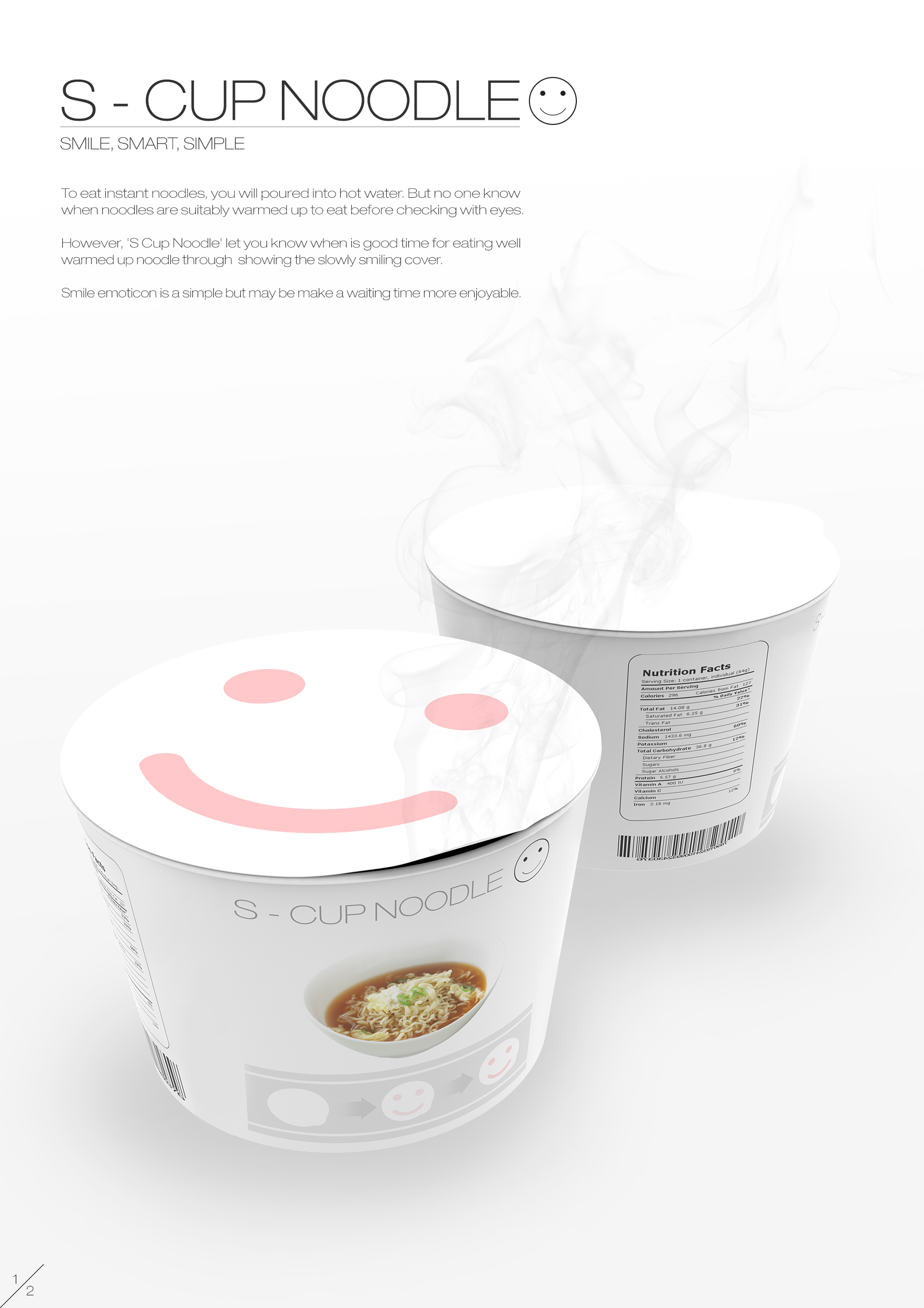 Smart cup noodle by Seong-Hyun Kim at Coroflot.com