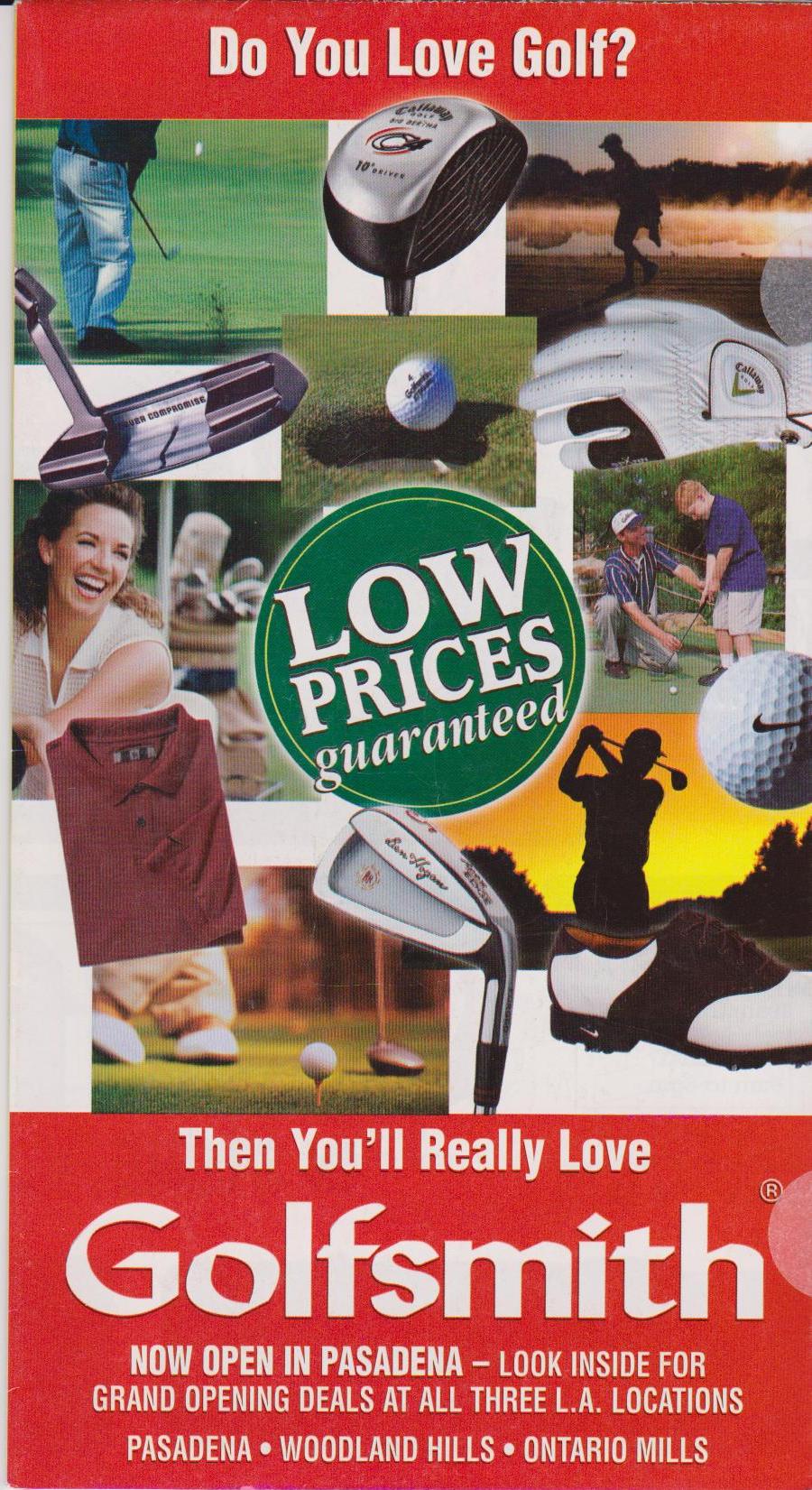 Golfsmith Catalogs/Magazine/Retail Promotions by Elizabeth Clements at