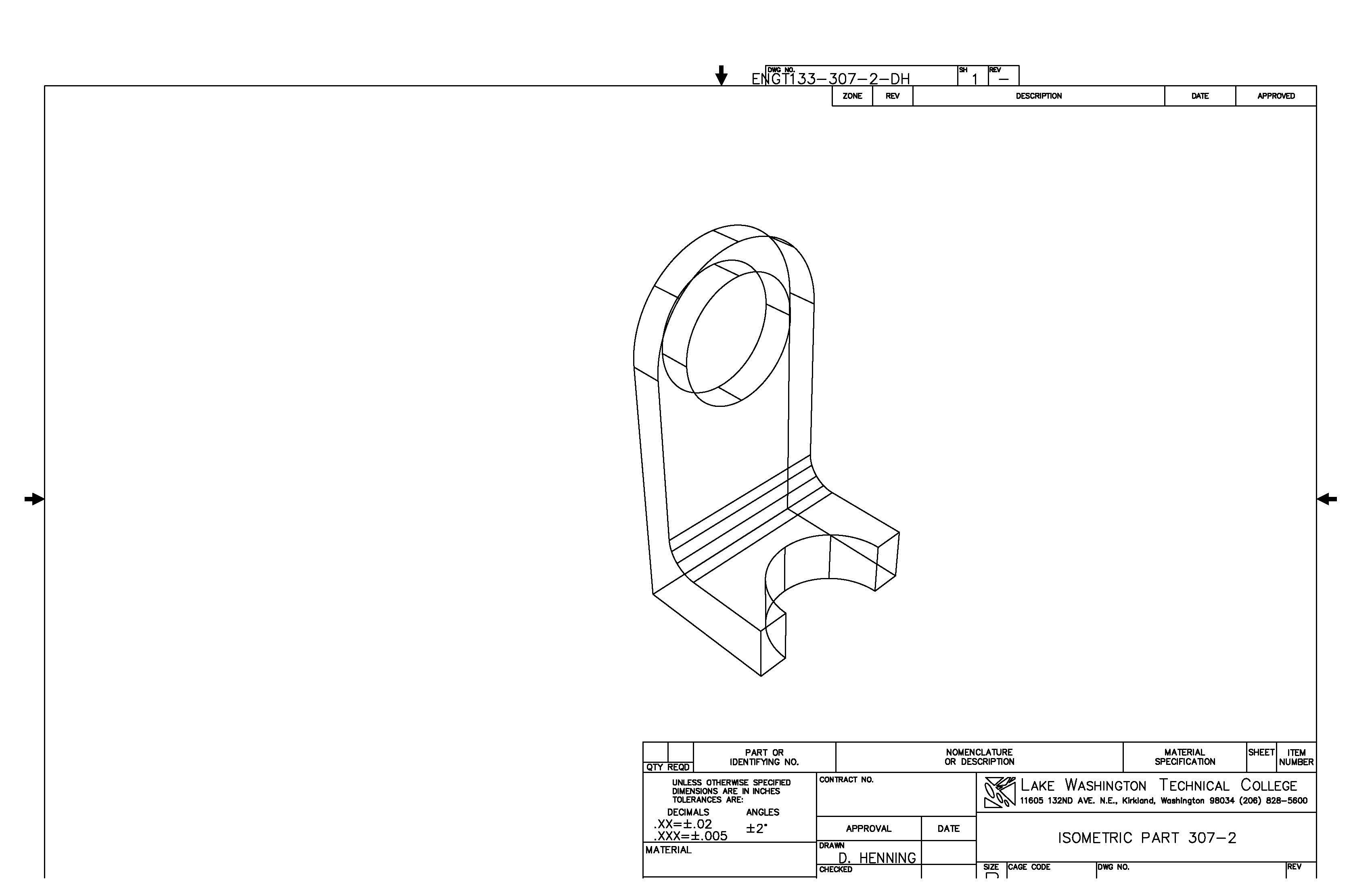 Examples of Mechanical Drawings by Dale Henning at