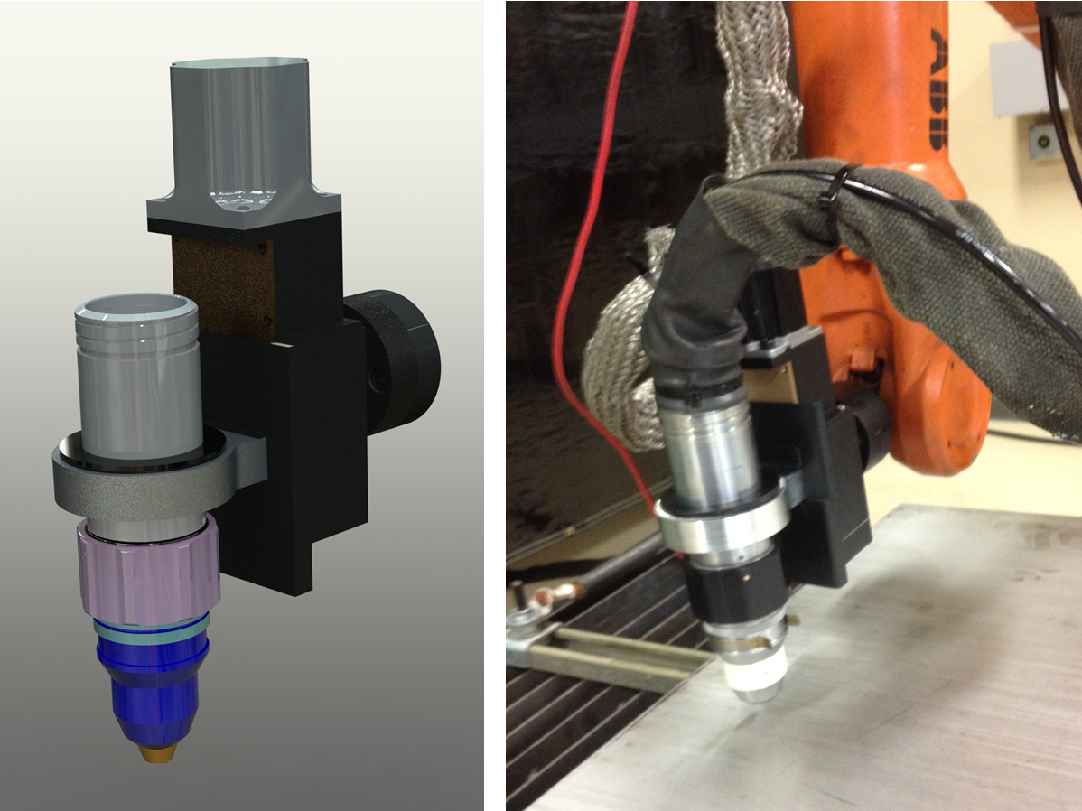 Torch Height Control Mechanism for Robotic Plasma Cutting by Joey