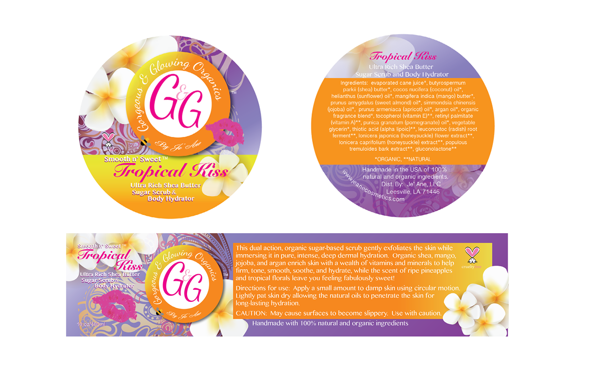 Skin Care Label Designs and Marketing by Megan Simmons at