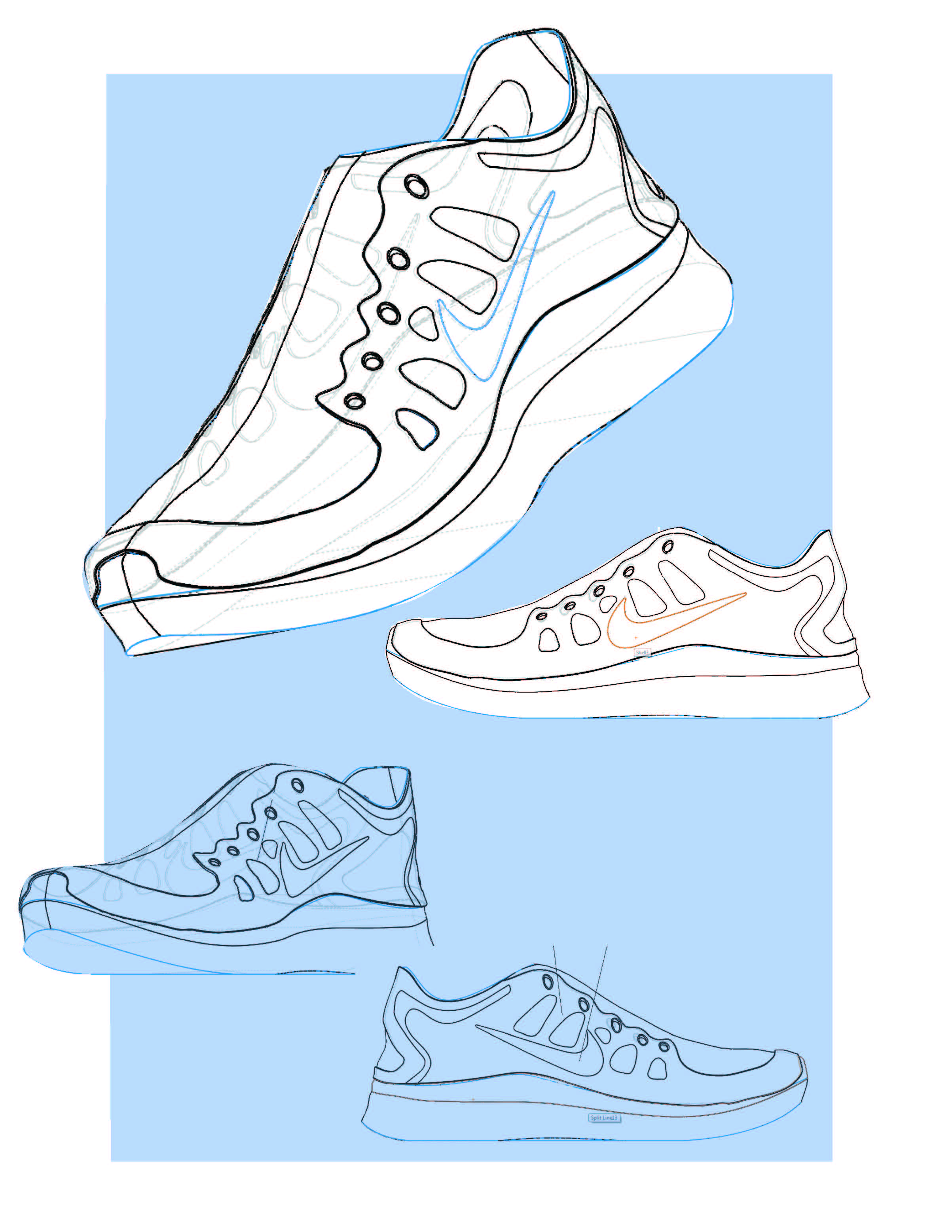 First Handmade Chukka Boot and Solidworks Nike Shoe by Adam Blount at