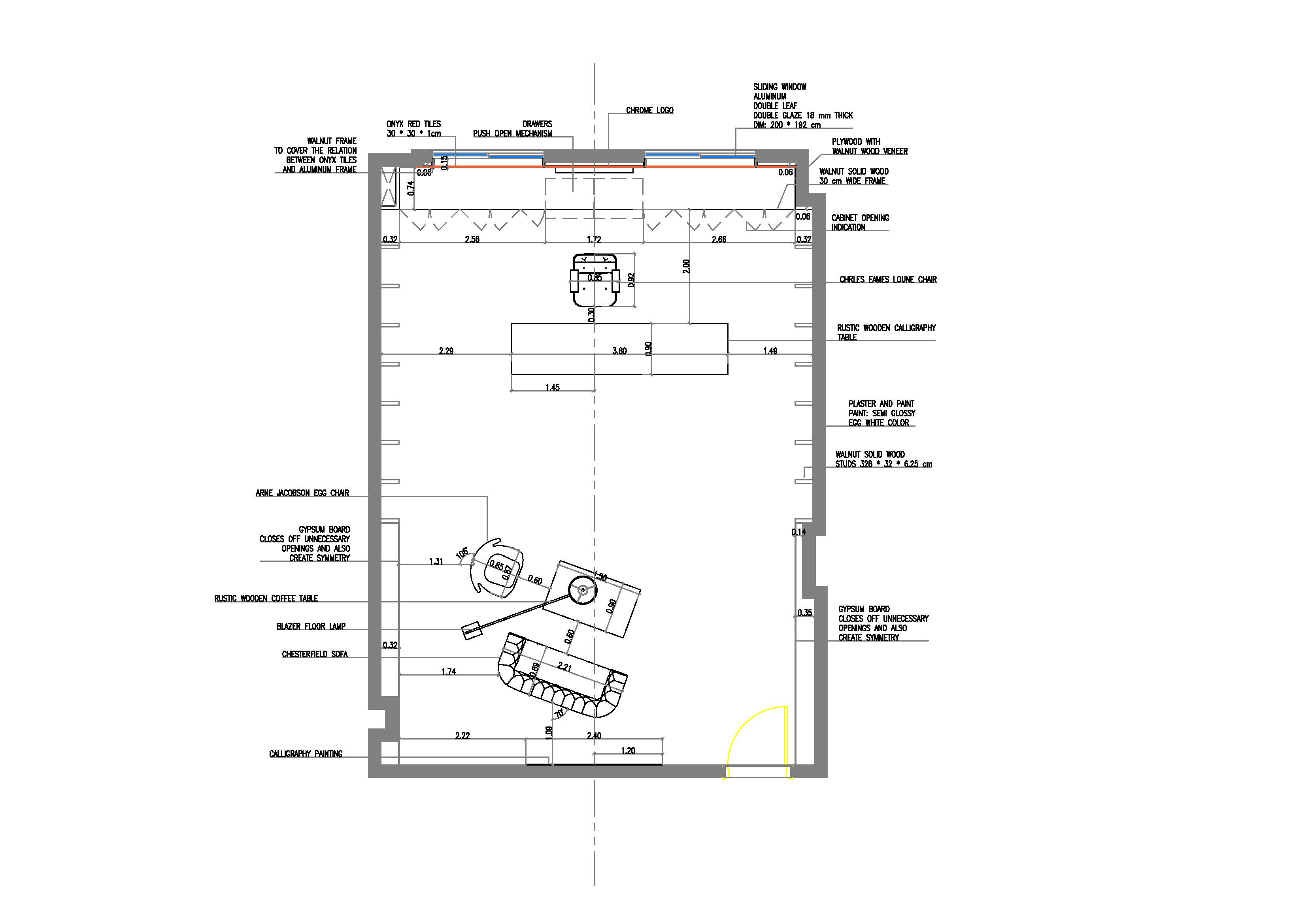 Lawyer Office Design Project by Sarah Kalash at