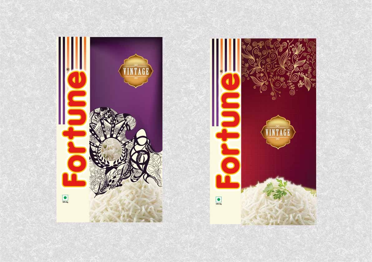 ADANI FORTUNE RICE packaging by hitarthi shah at Coroflot.com