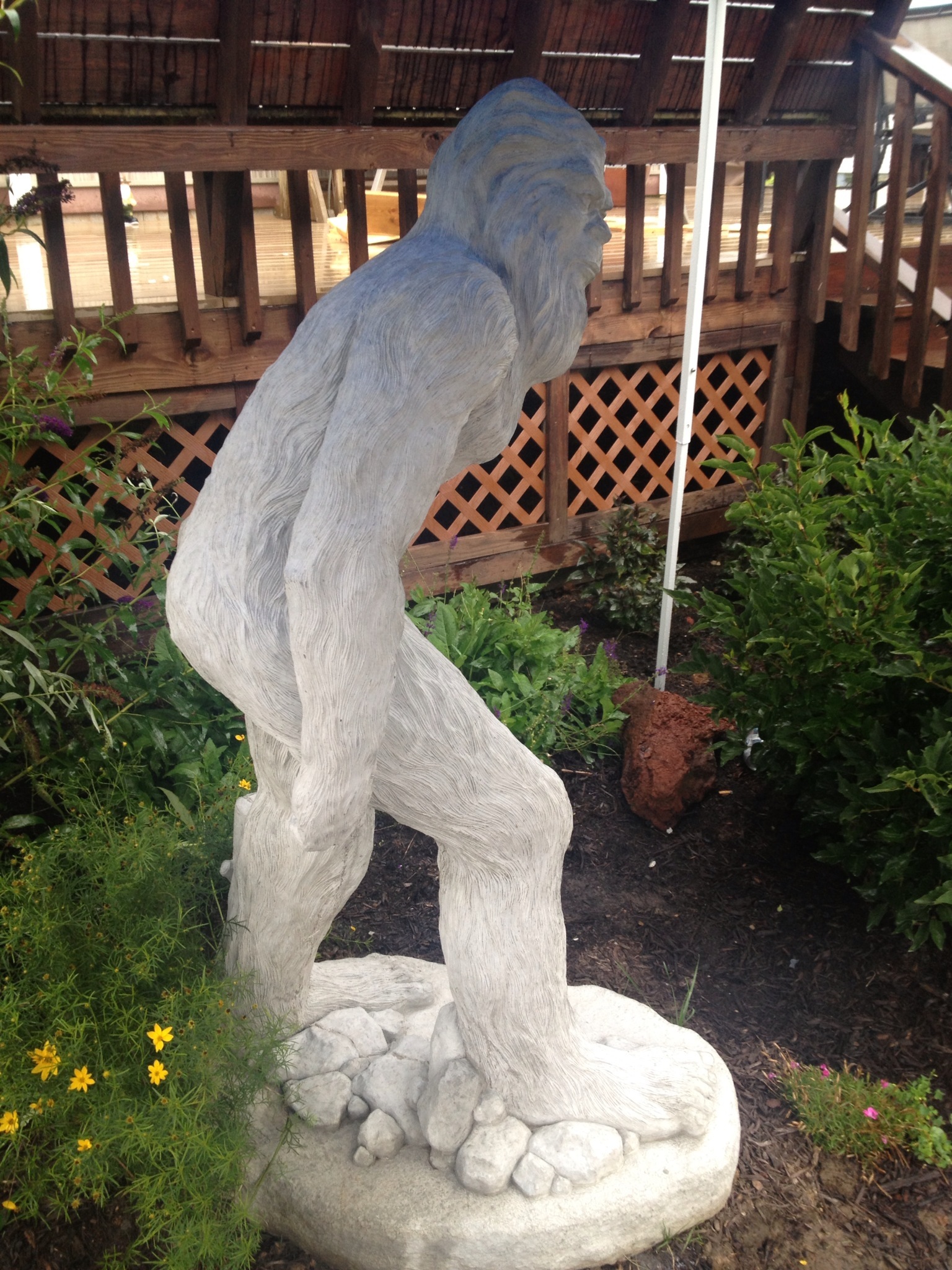 Bigfoot Statue by Robert Jack at