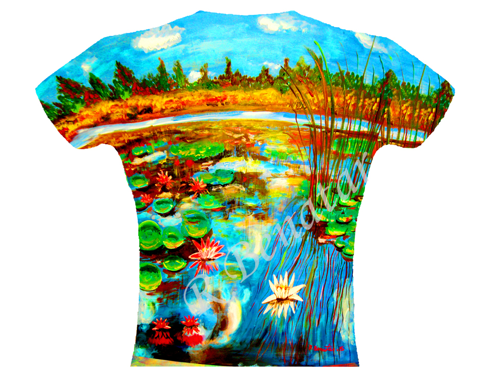 Fine Art Original Paintings on T-Shirts & New Patterns & T-Shirts
