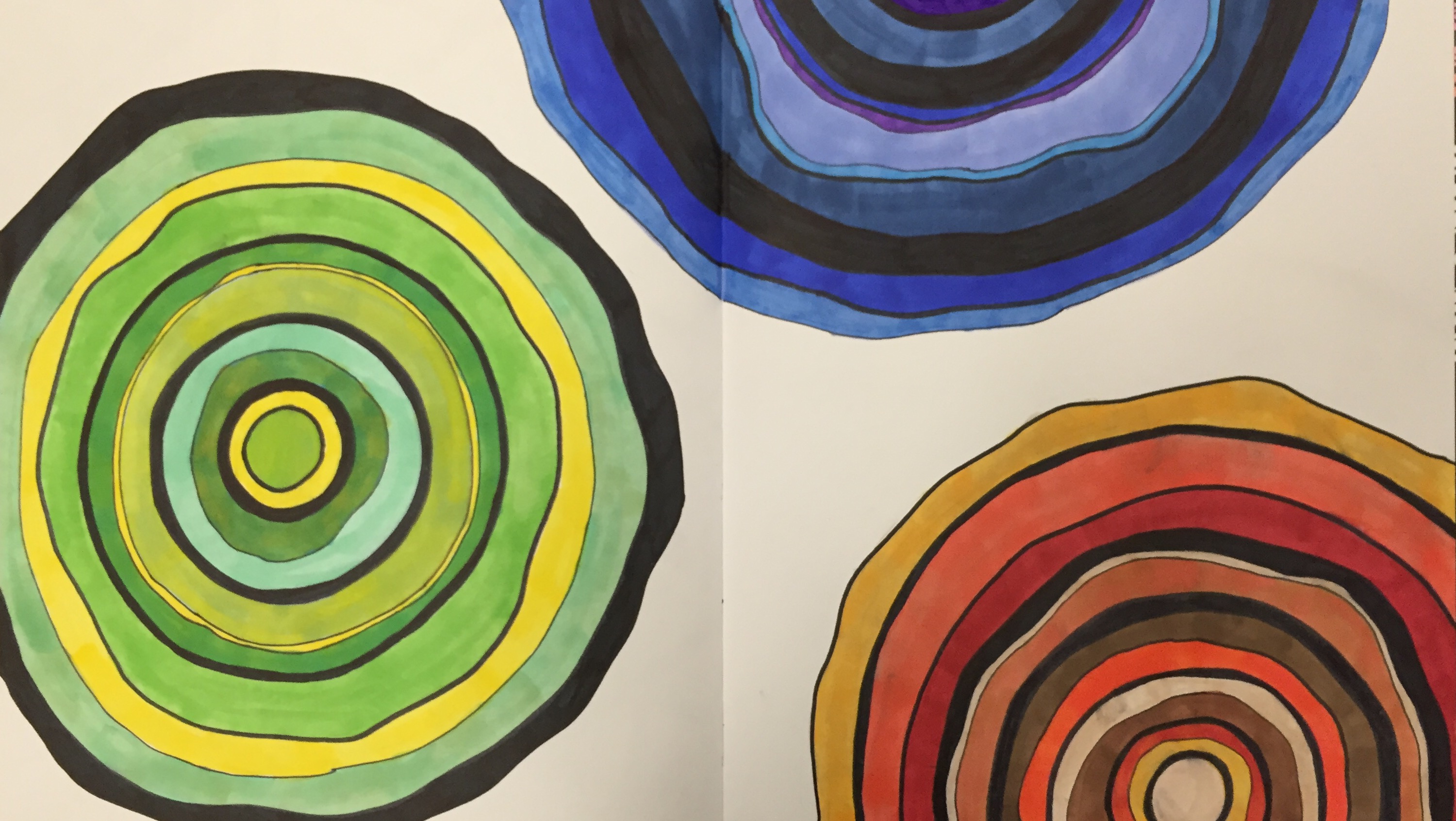 Sketchbook Circles by Lauren Pitrone at