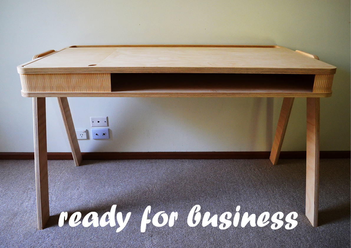 Flat Pack Desk by Peter Smith at