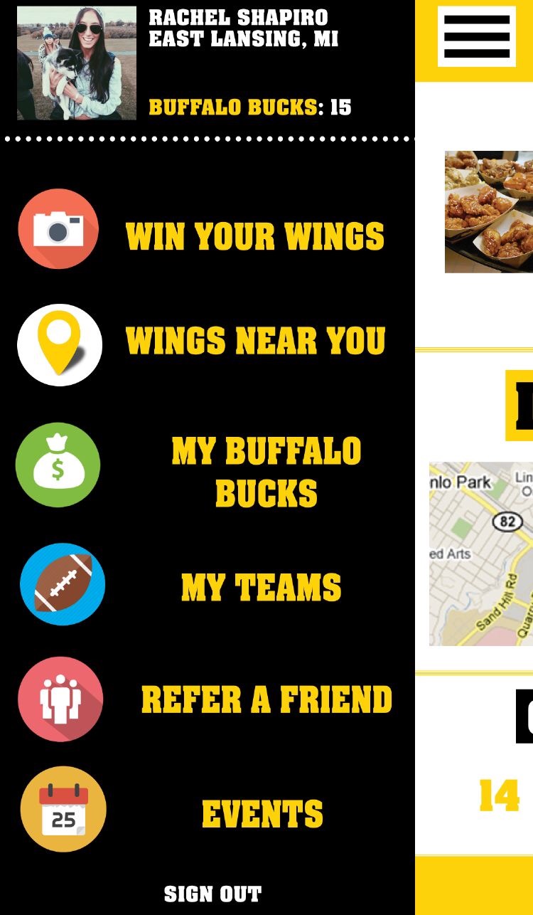 Buffalo Wild Wings App by Sarah Rae Stanis at