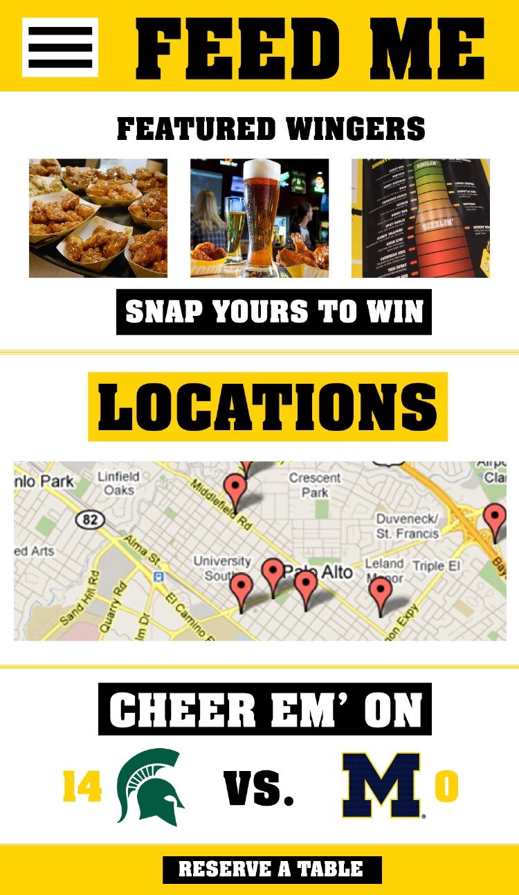 Buffalo Wild Wings App by Sarah Rae Stanis at