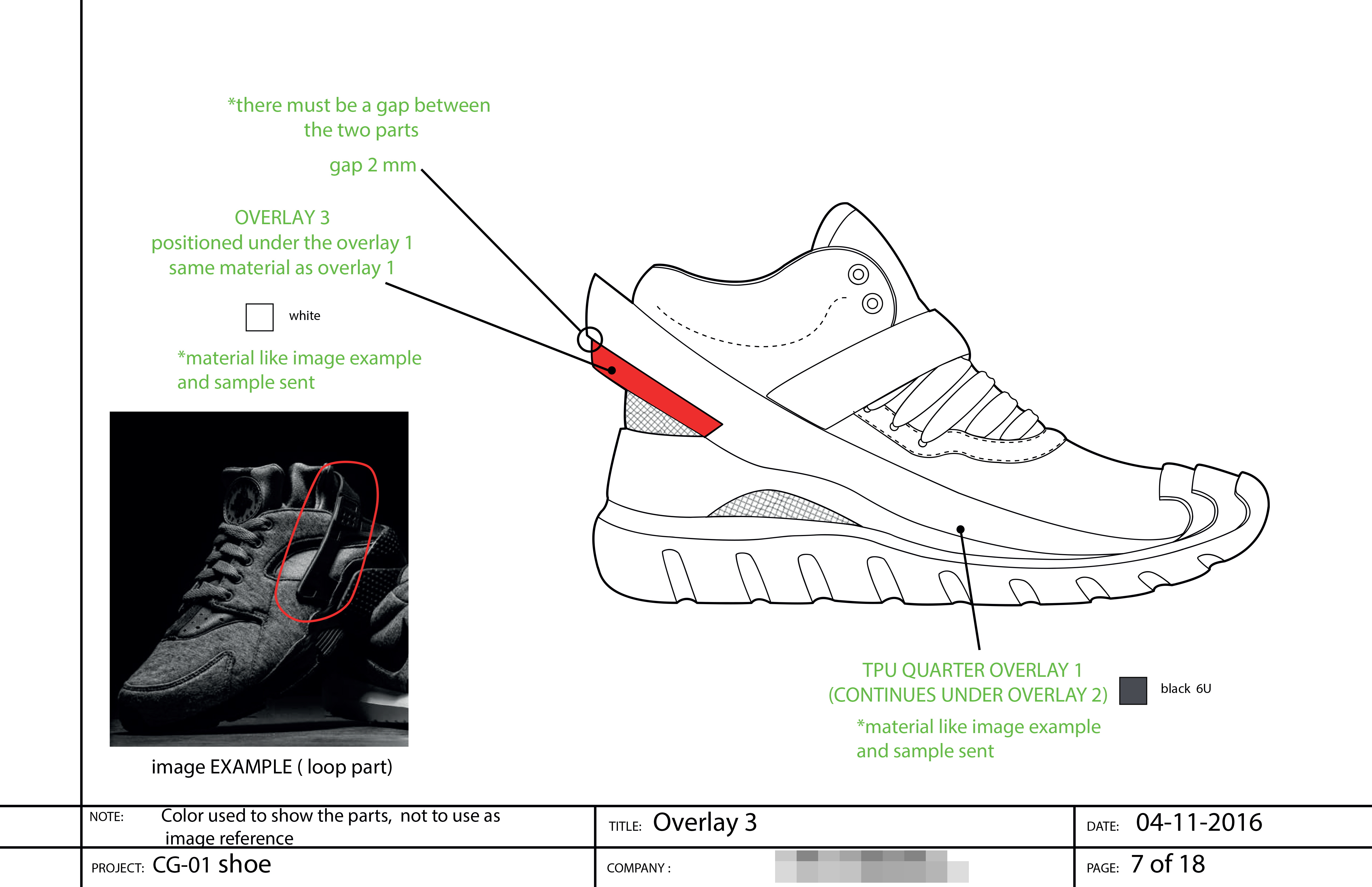Shoe Techpack by Yann Roy at