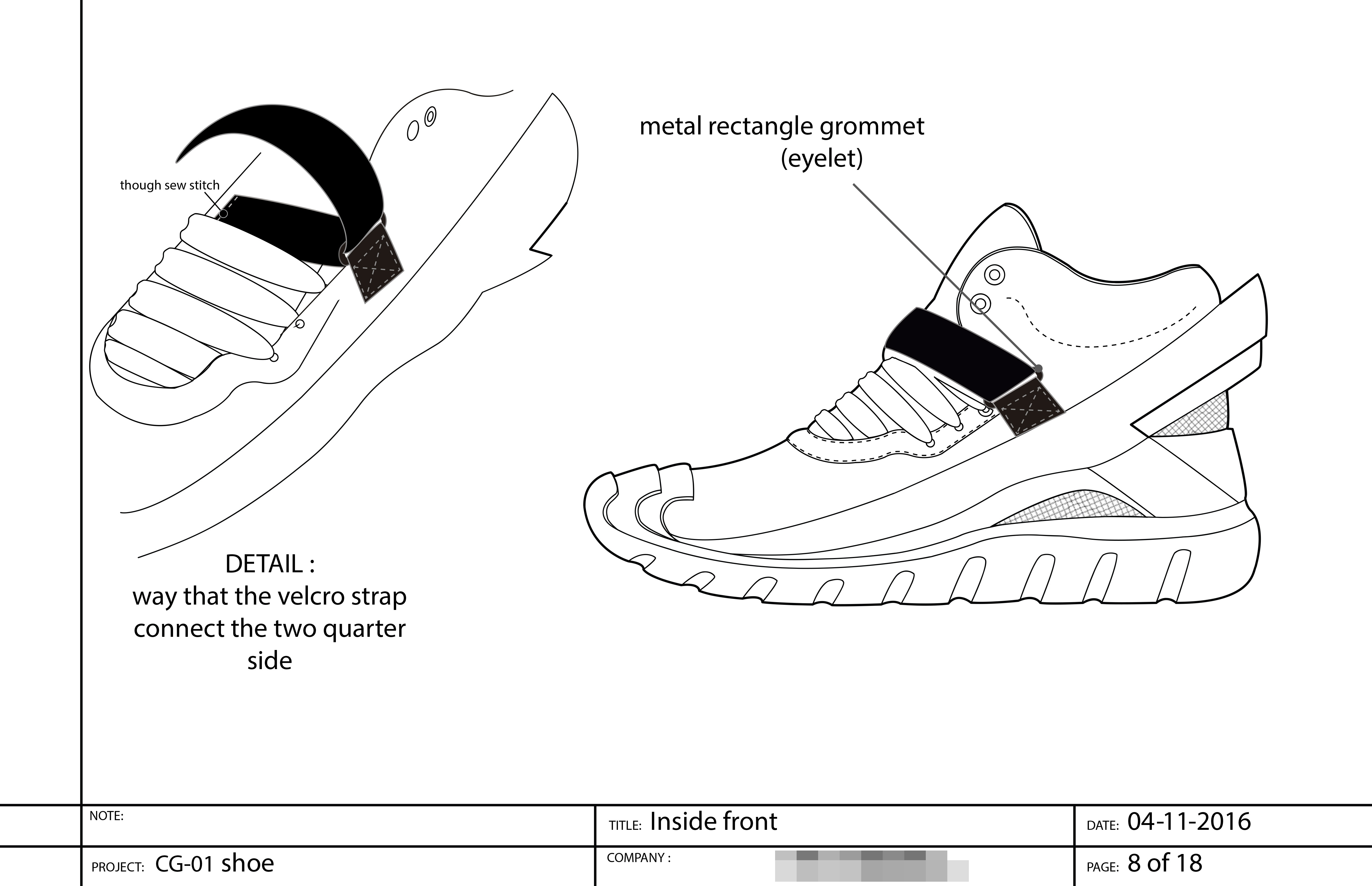 Shoe Techpack by Yann Roy at