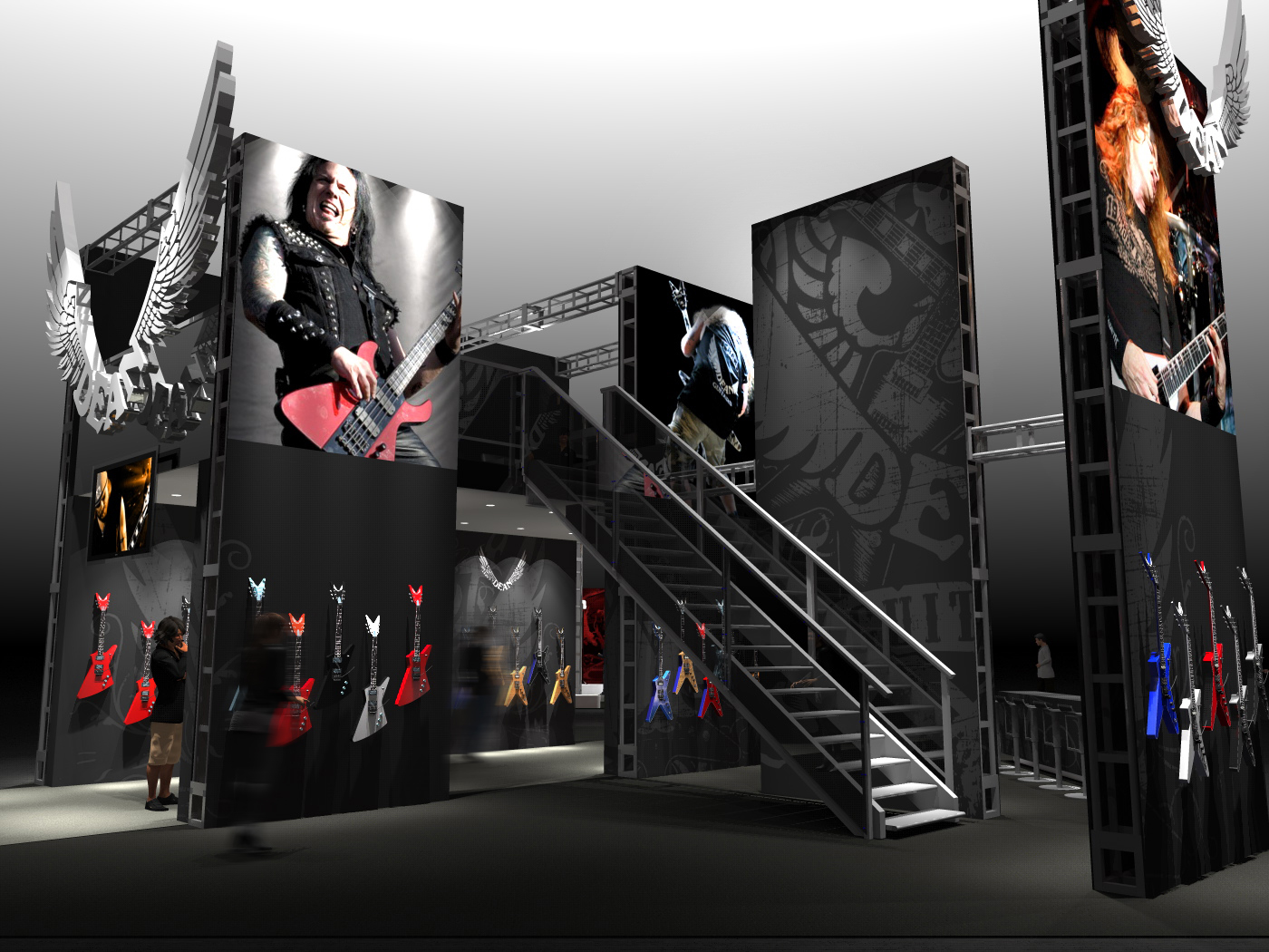 Dean Guitars Exhibit by Paul Wigfield at