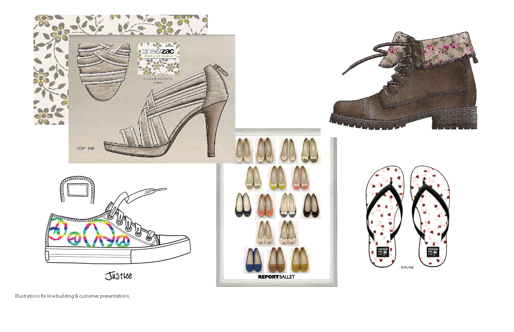 Footwear Product Development, Branding & Identity Design by Pattilou