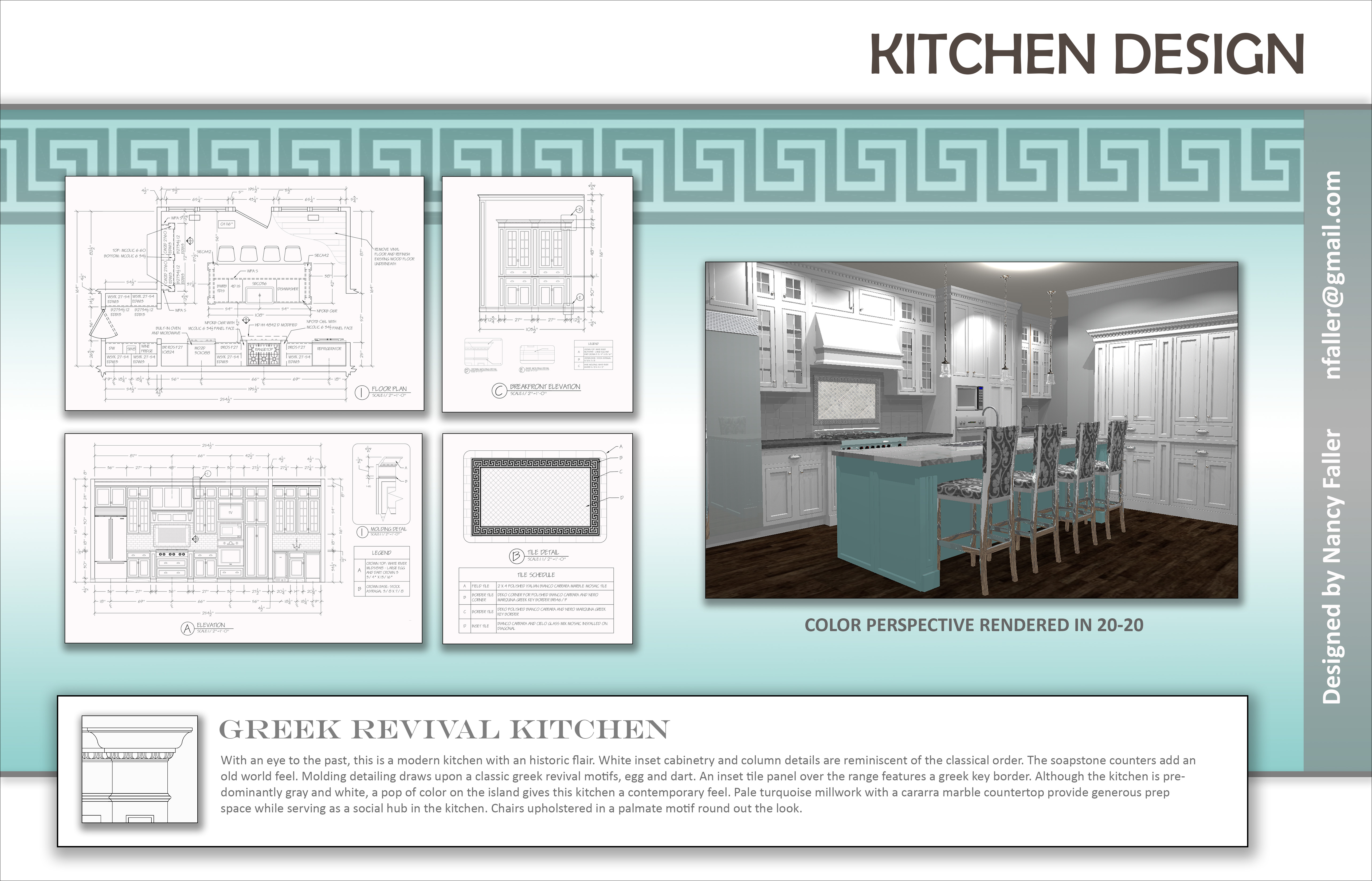 Kitchen Design by Nancy Faller at Coroflot.com