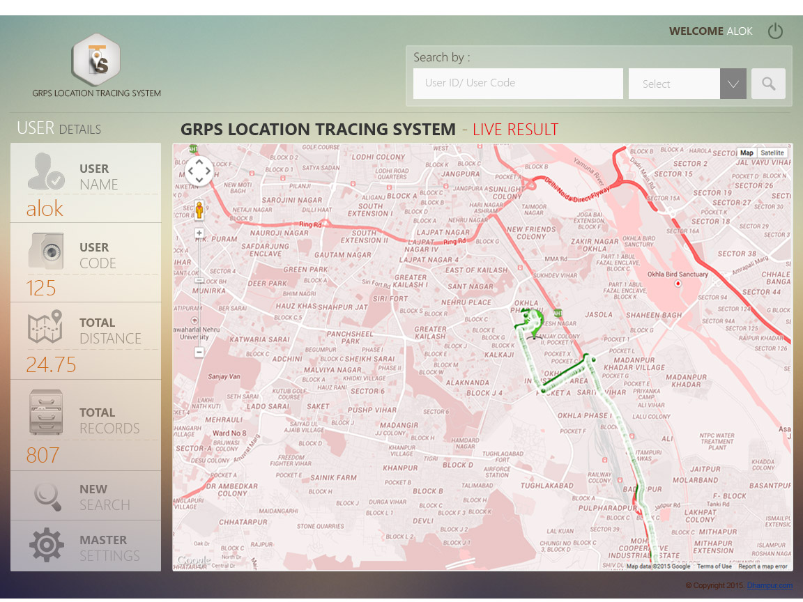 GLTS - GPS Location Traking System by Manoj Kumar at Coroflot.com