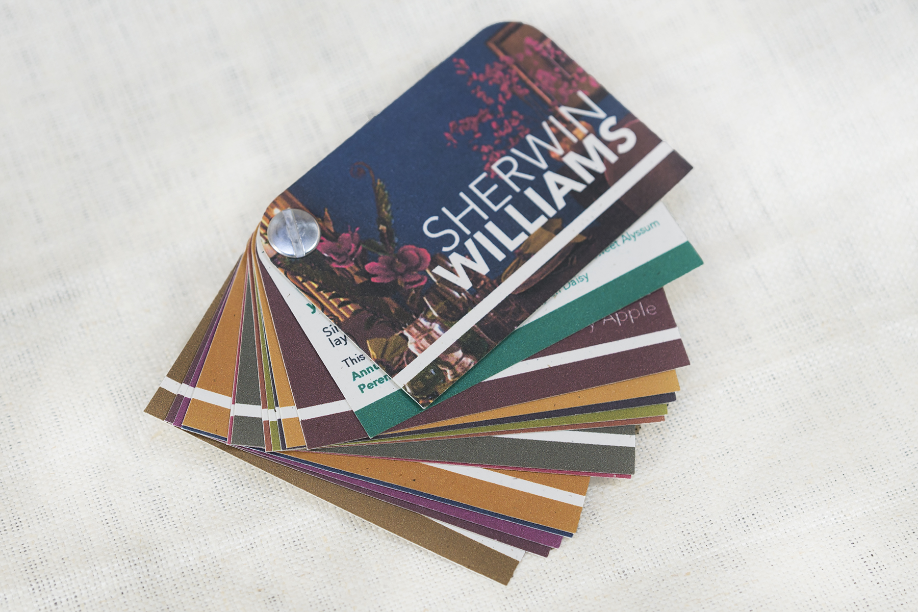 SherwinWilliams Paint Chip Booklet by Paige Asay at