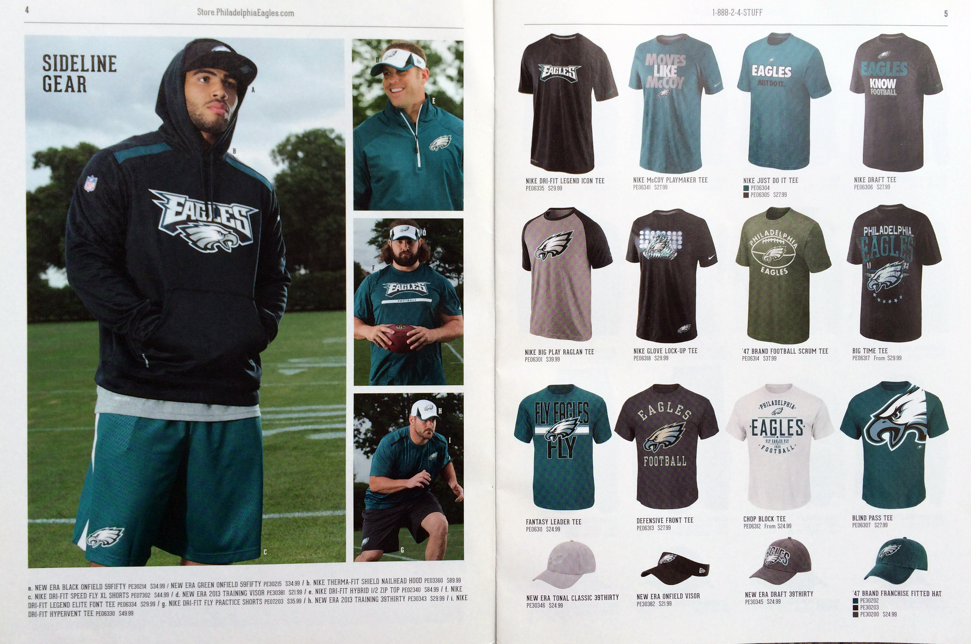 Philadelphia Eagles Merchandise Catalog by Bruce Atzer at