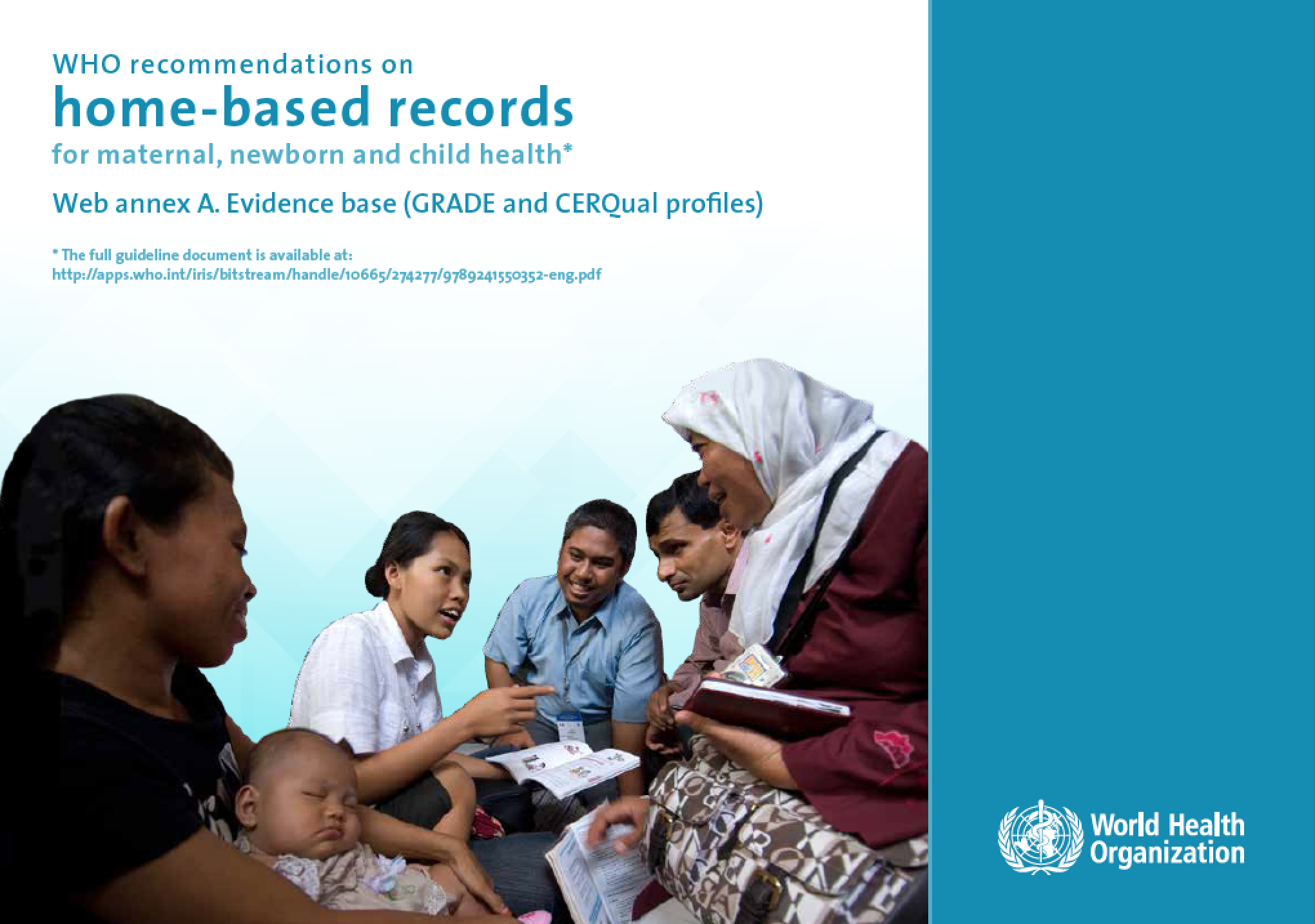 WHO on homebased records for maternal, newborn and