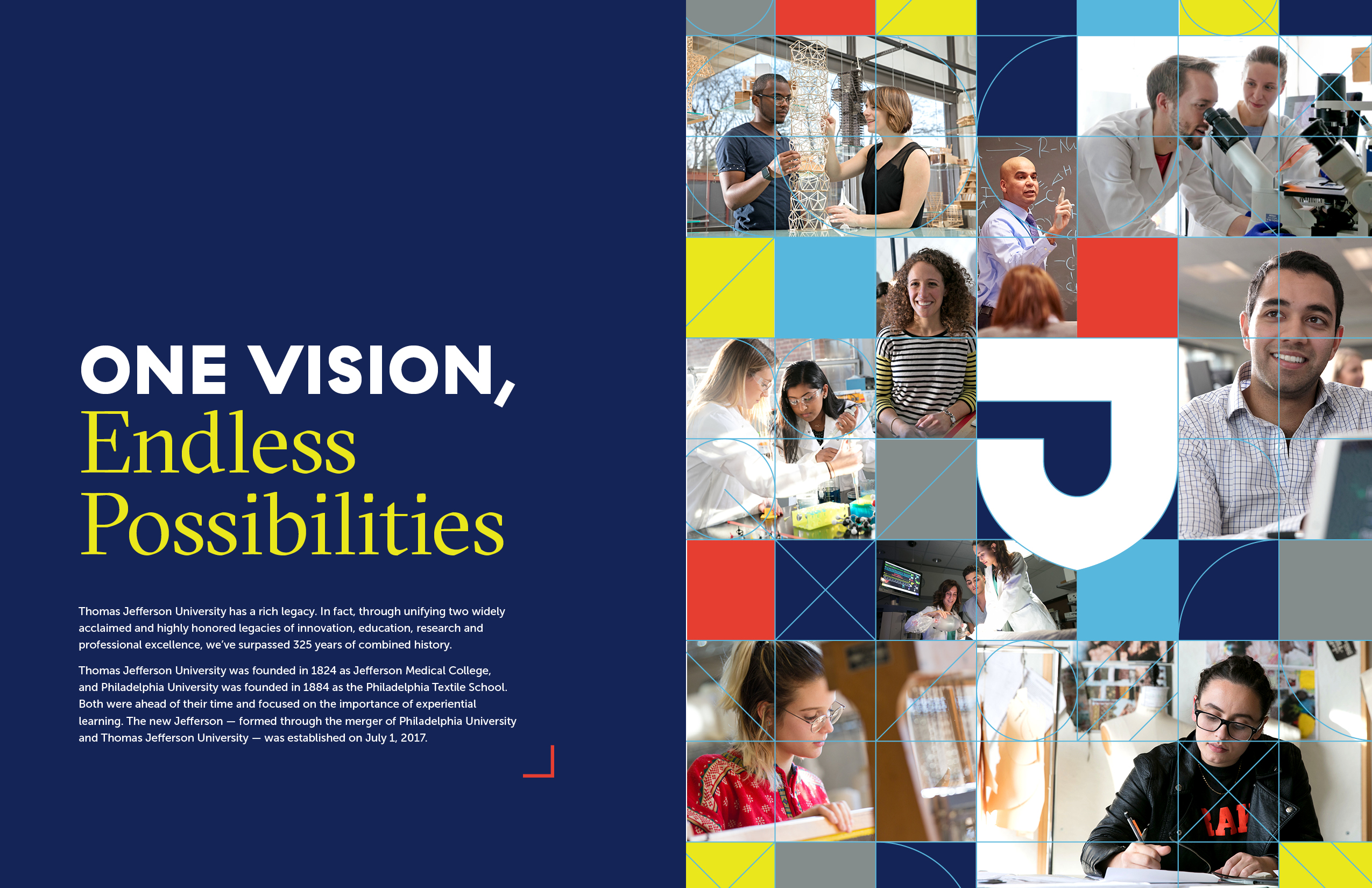 Thomas Jefferson University Admissions Brochure by Christopher DePietro
