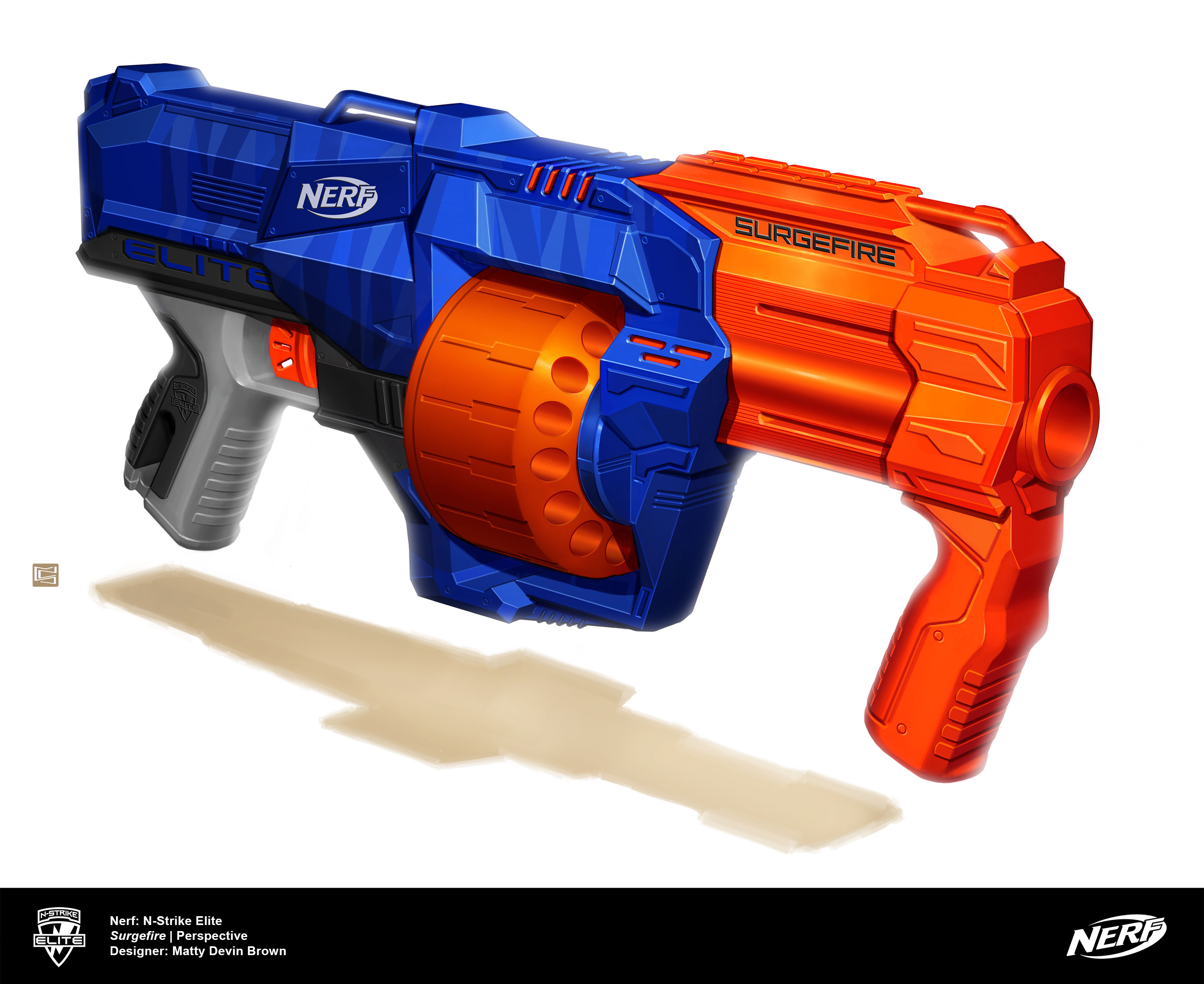 Nerf NStrike Elite Surgefire by Matty Devin Brown at