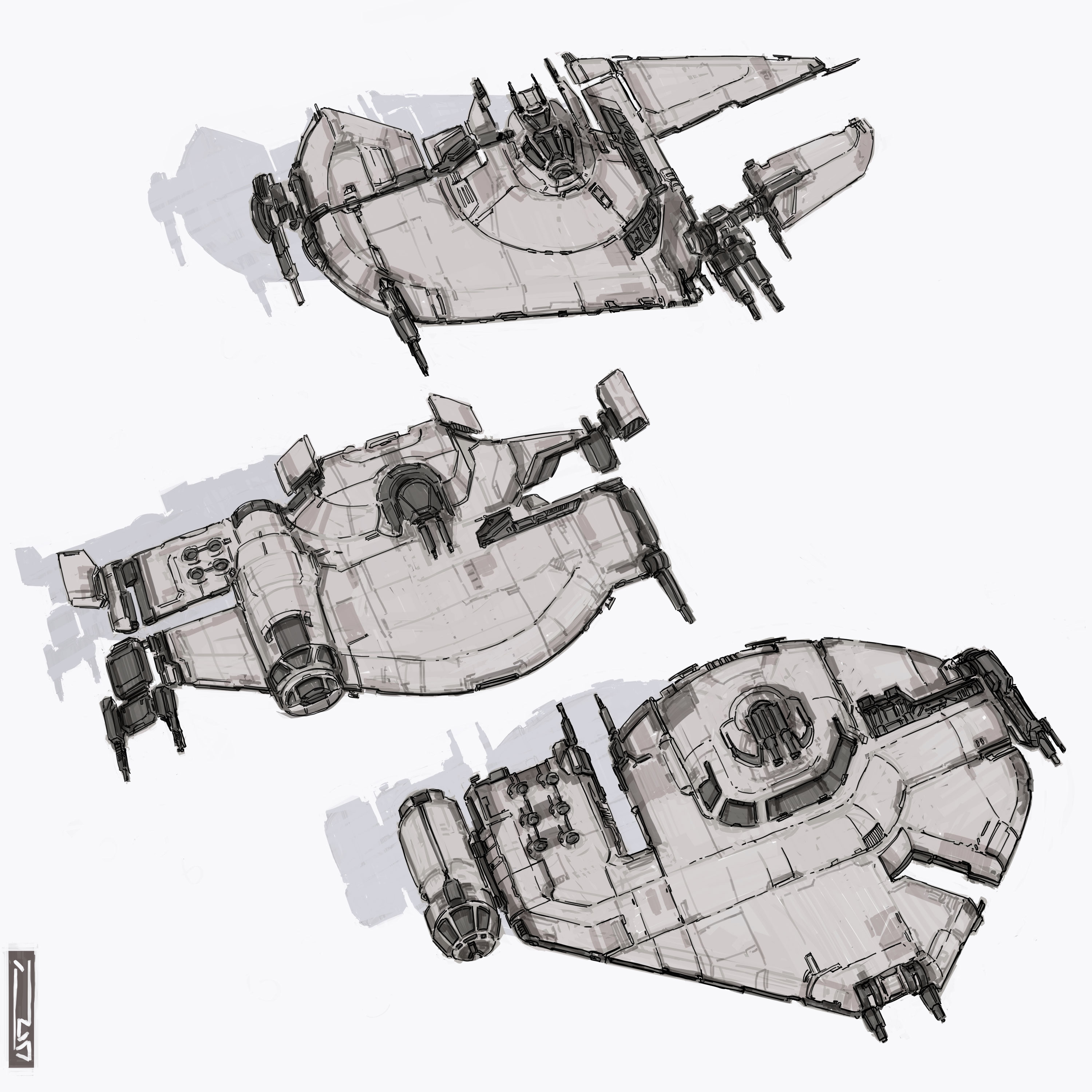 Star Wars Sketch Pages (Part 2) by Matty Devin Brown at Coroflot.com