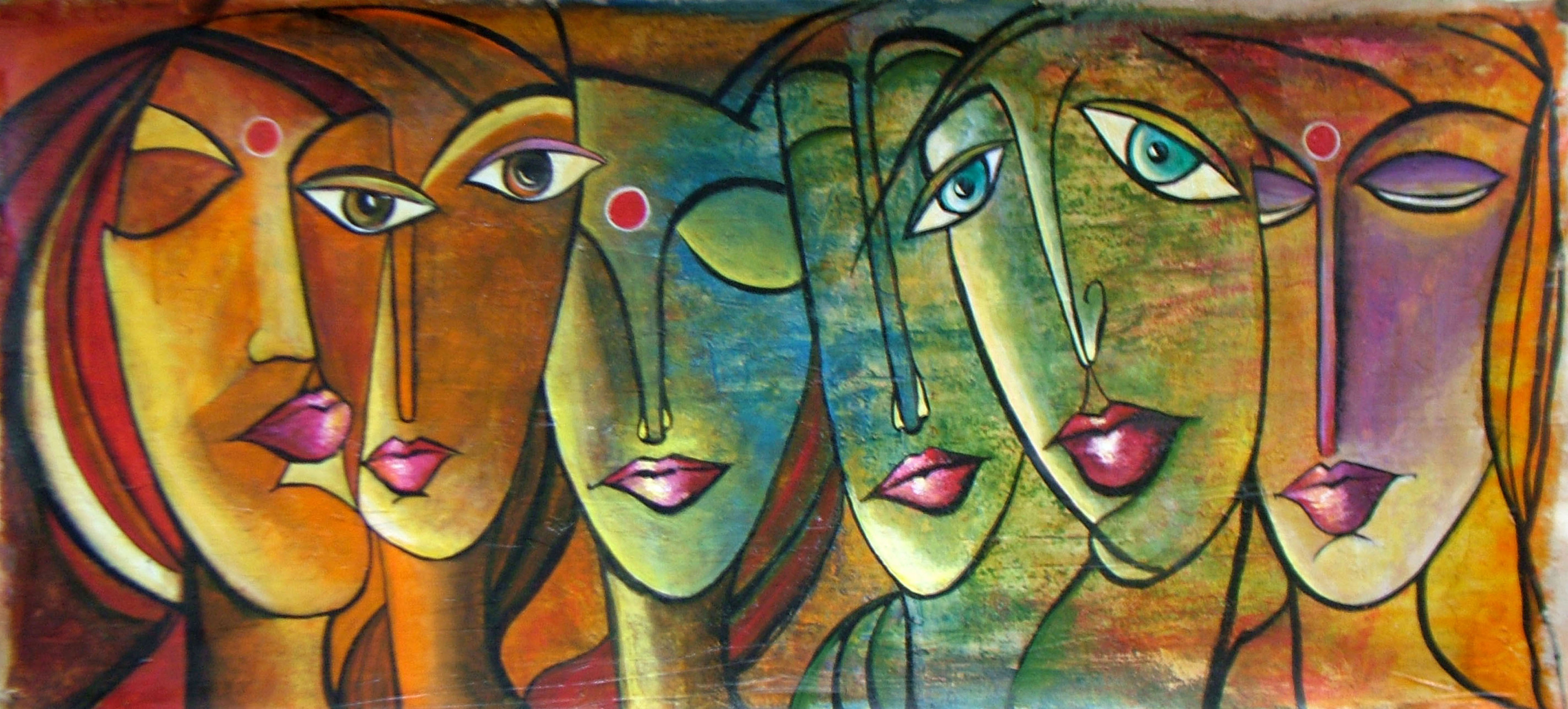 Feelings and Emotions Original Painting by Neeraj Parswal at