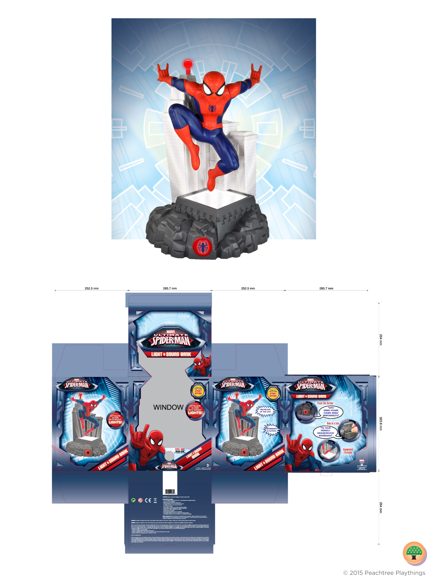 Marvel Ultimate Spiderman Lights & Sound Bank — Costco, Fall/Holiday