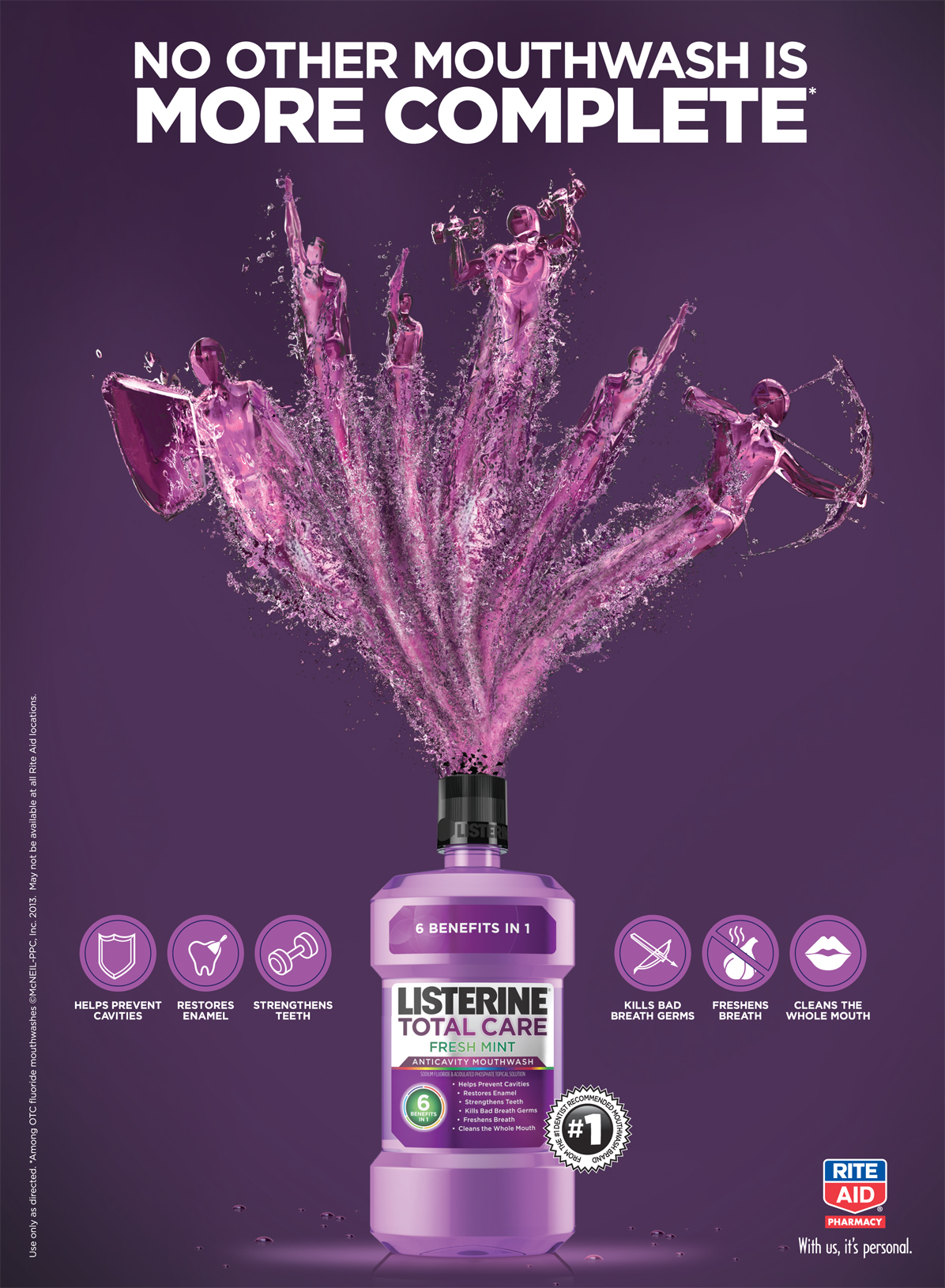 LISTERINE® TOTAL CARE RITE AID AD by Brian S at Coroflot.com