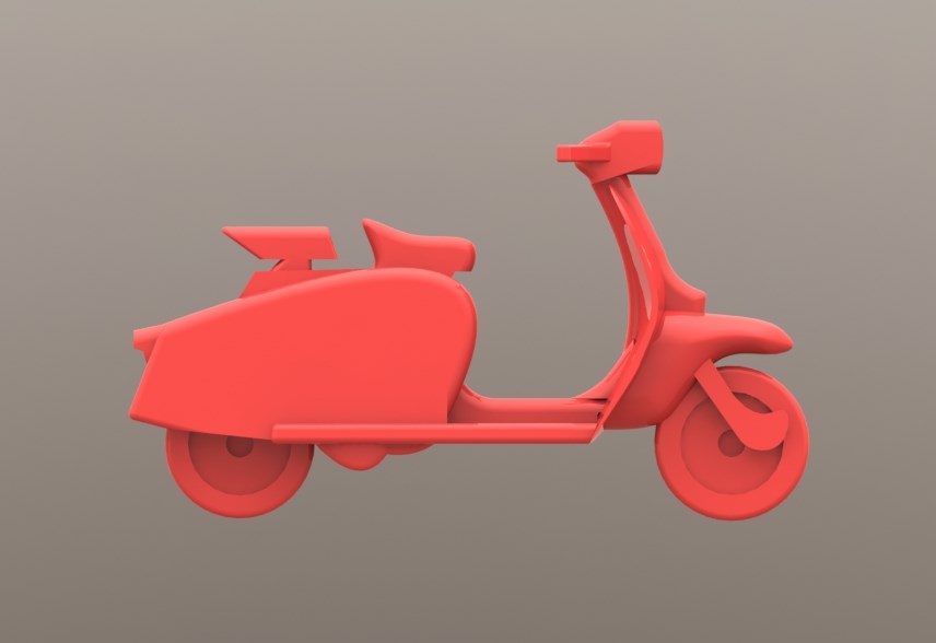 lambretta Scale Model by James Draper at