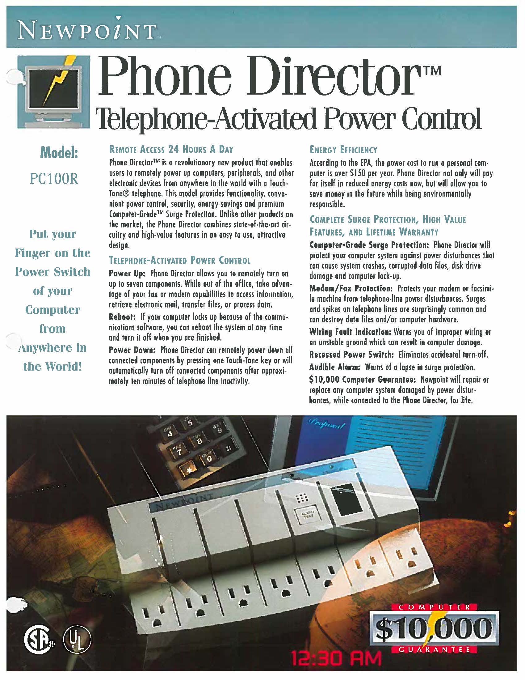 NEWPOINT SURGE PROTECTORS by DAVID A. NICHOLS at